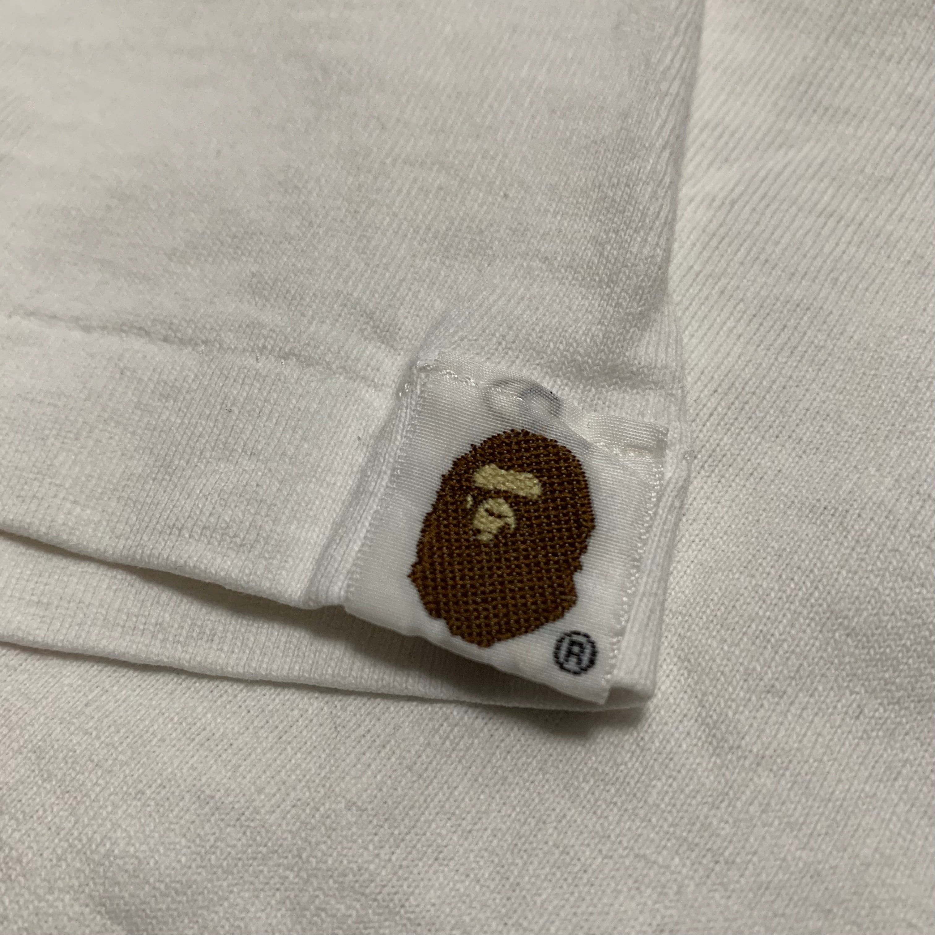 Bape Medium Bapell's Graphic White Tee OG Nigo Era Vintage