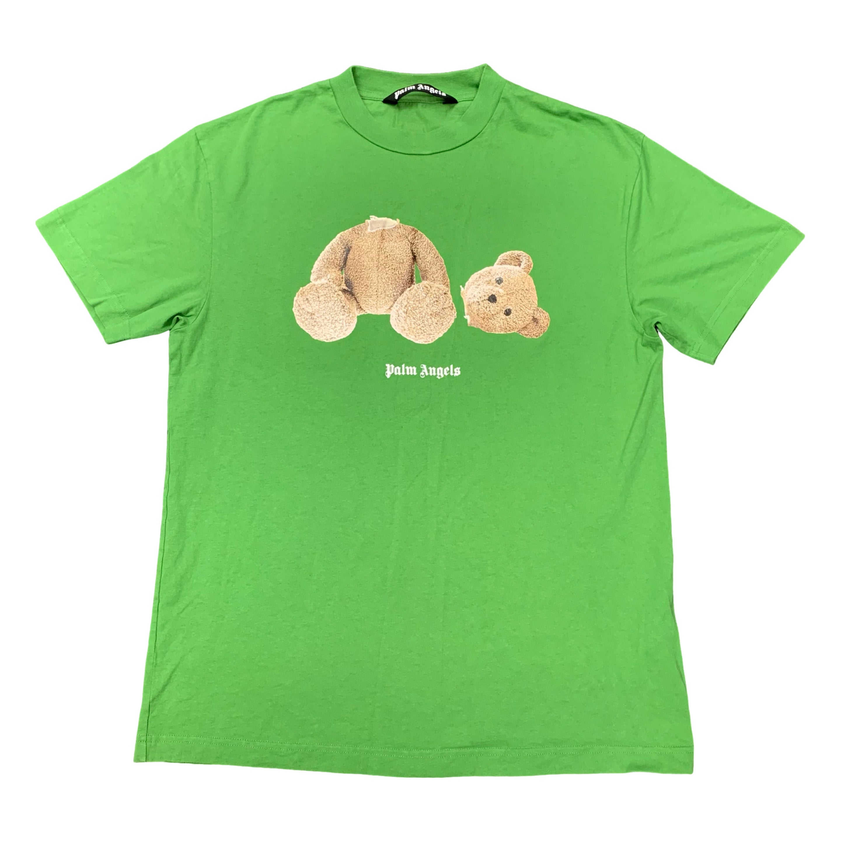Palm Angels Large Tee Bear Classic Green T-Shirt