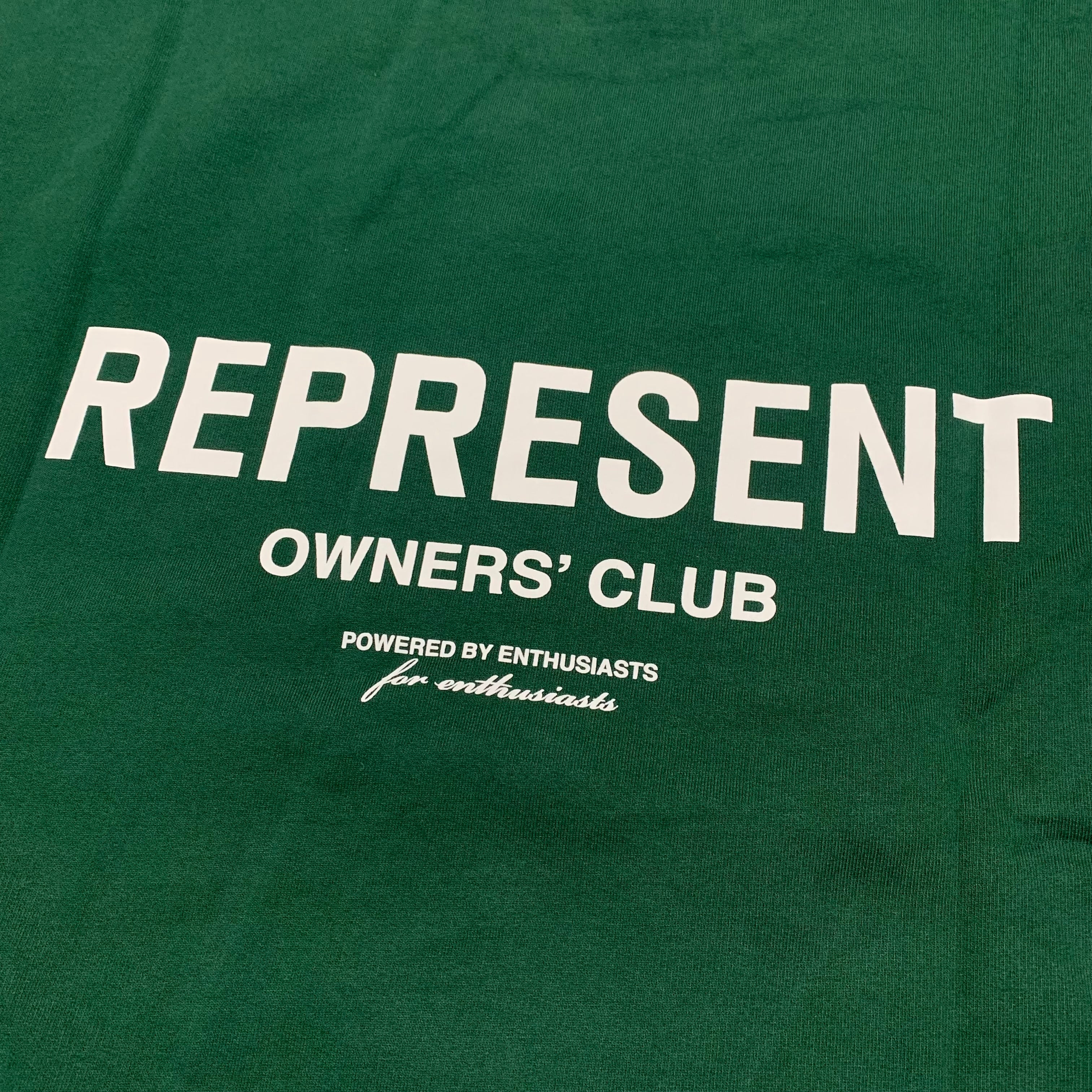 Represent XS Owners Club Racing Green Sweater Sweatshirt Crewneck