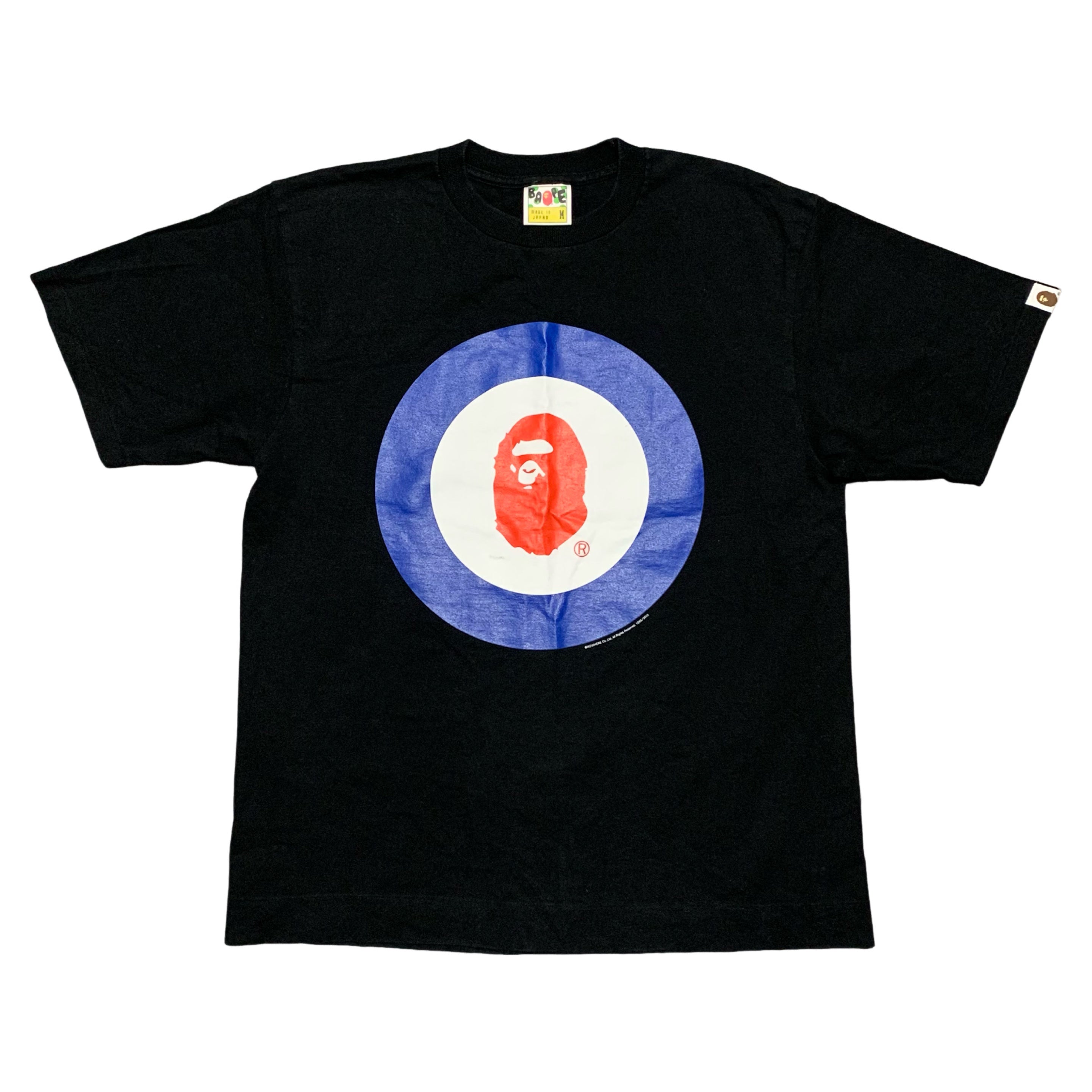 Bape Medium Target Graphic Black Tee A Bathing Ape 2010