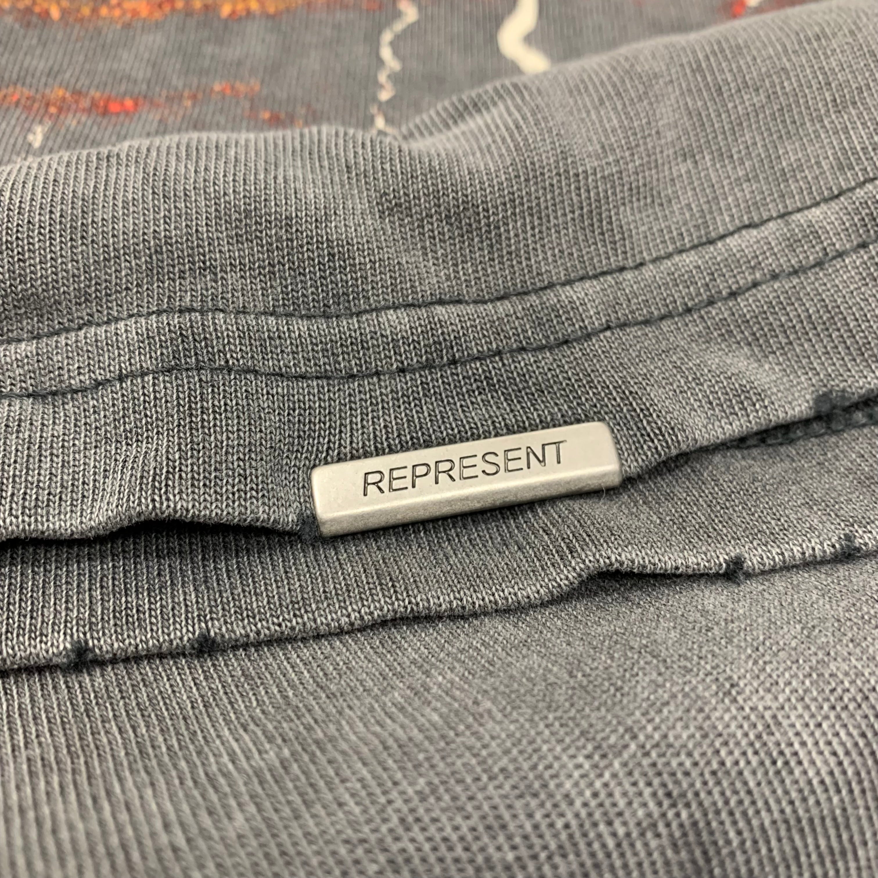 Represent Medium Tee Spirit Angel Vintage Grey T-Shirt