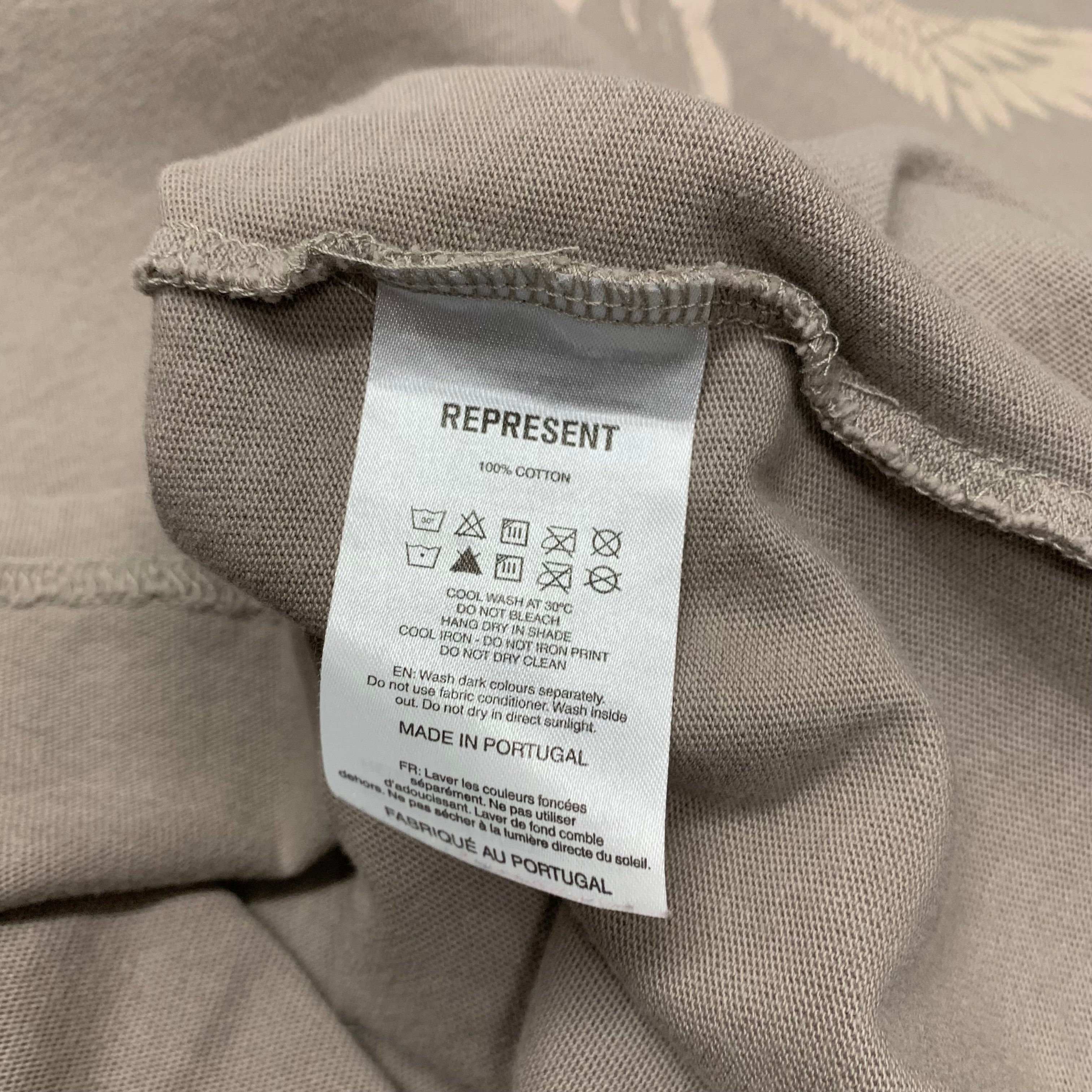 Represent Medium Tee Icarus Beige Taupe T-Shirt