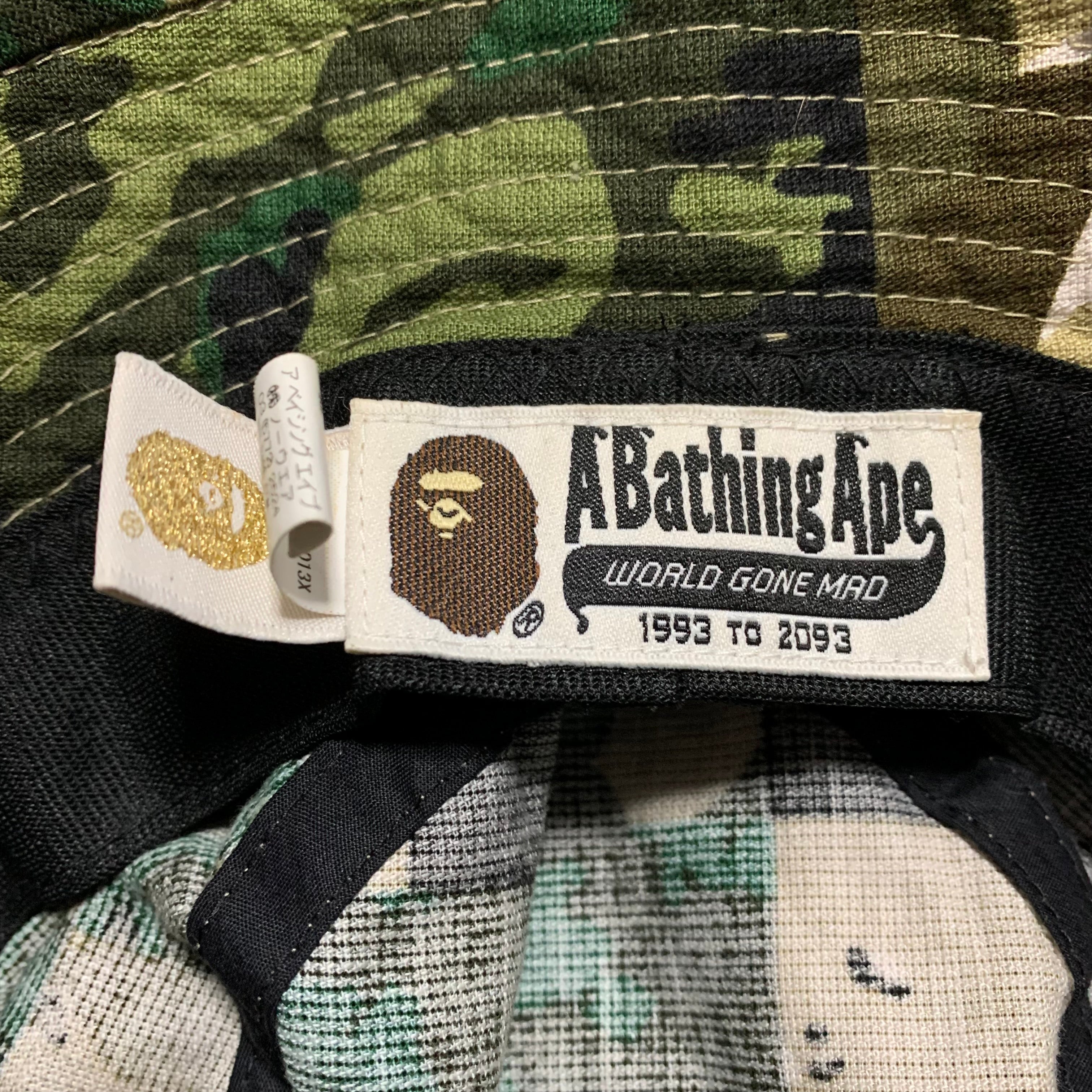 Bape Bucket Hat Green Mix Camo A Bathing Ape