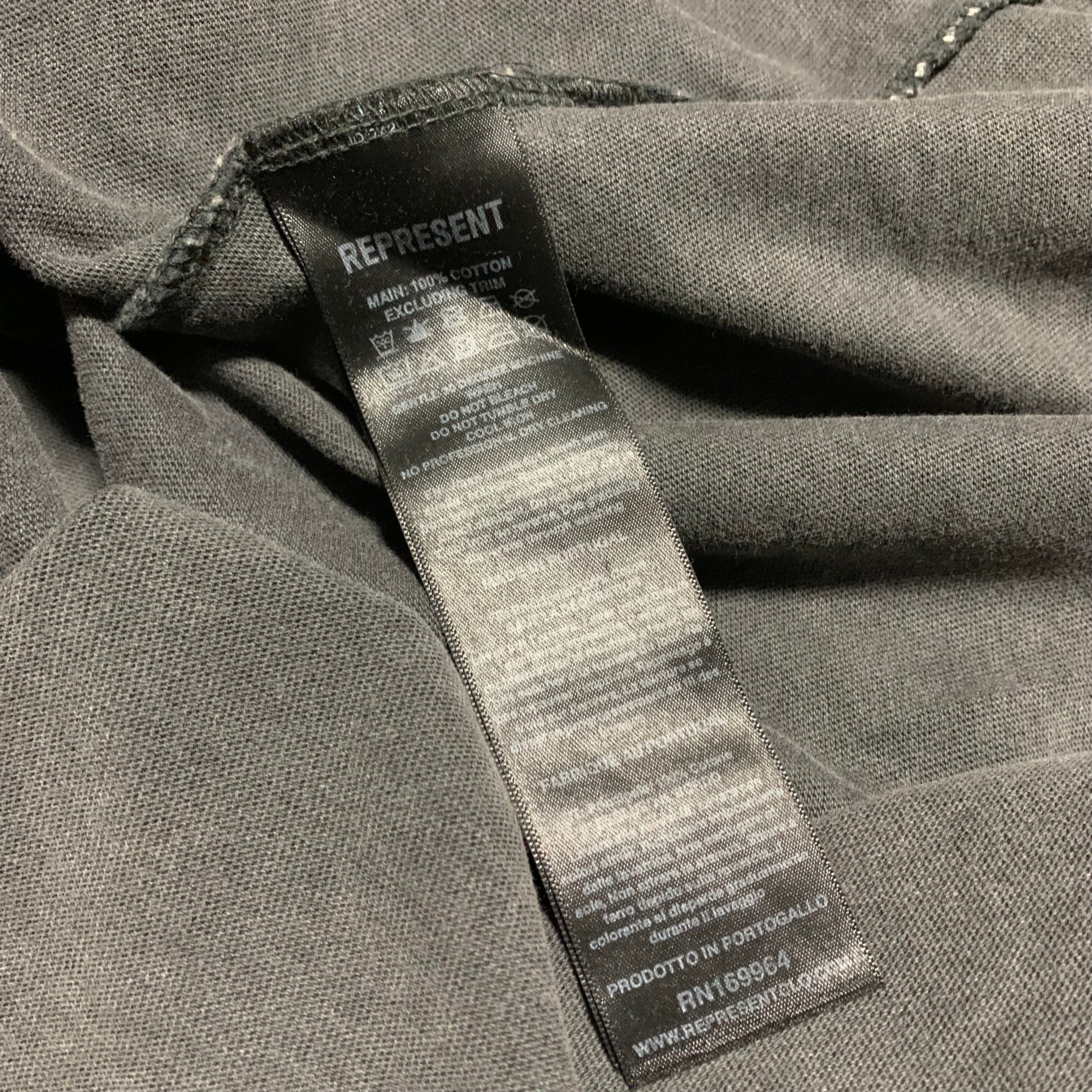 Represent XL Spirit Reaper Vintage Black Tee