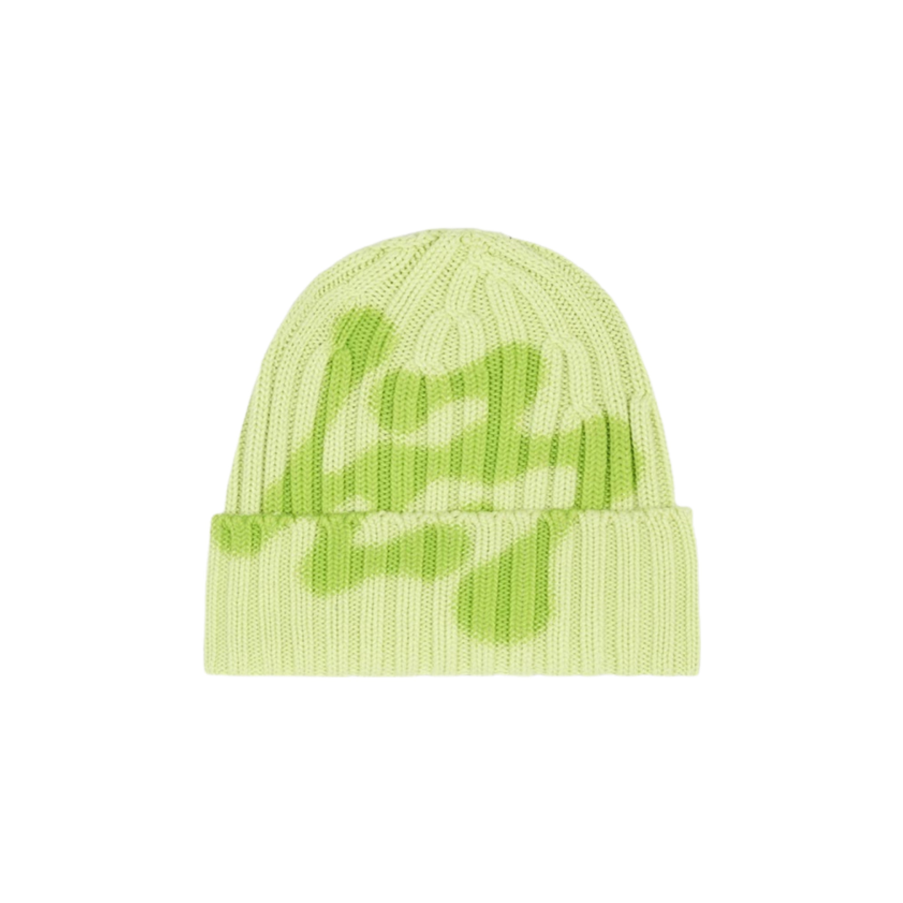 Represent Beanie Heavy Rib Shadow Lime Green Hat