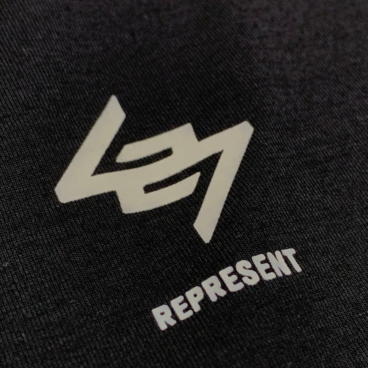 Represent Large Tee 247 On A Mission Black Gym T-Shirt