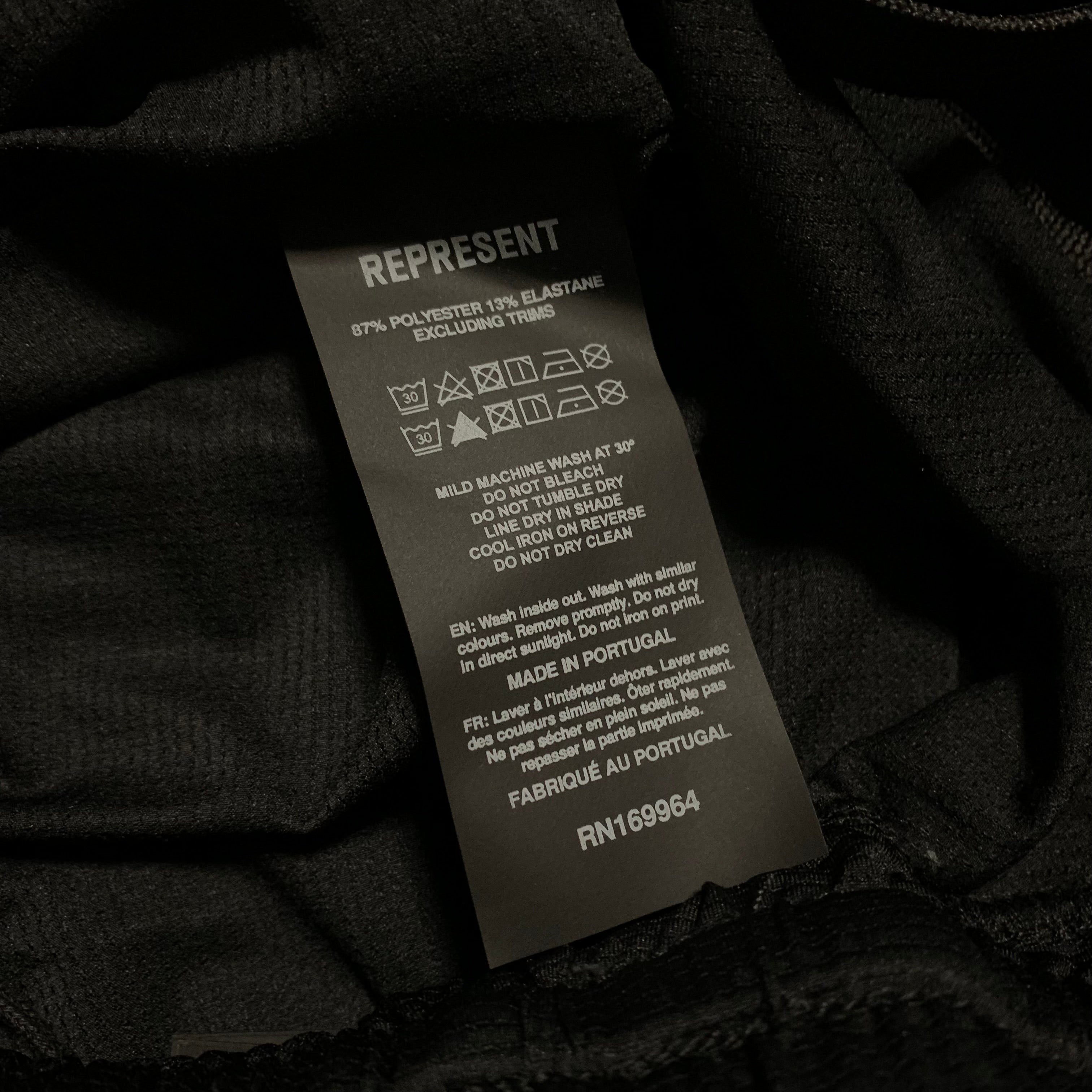 Represent Small Shorts Black Bottoms 247