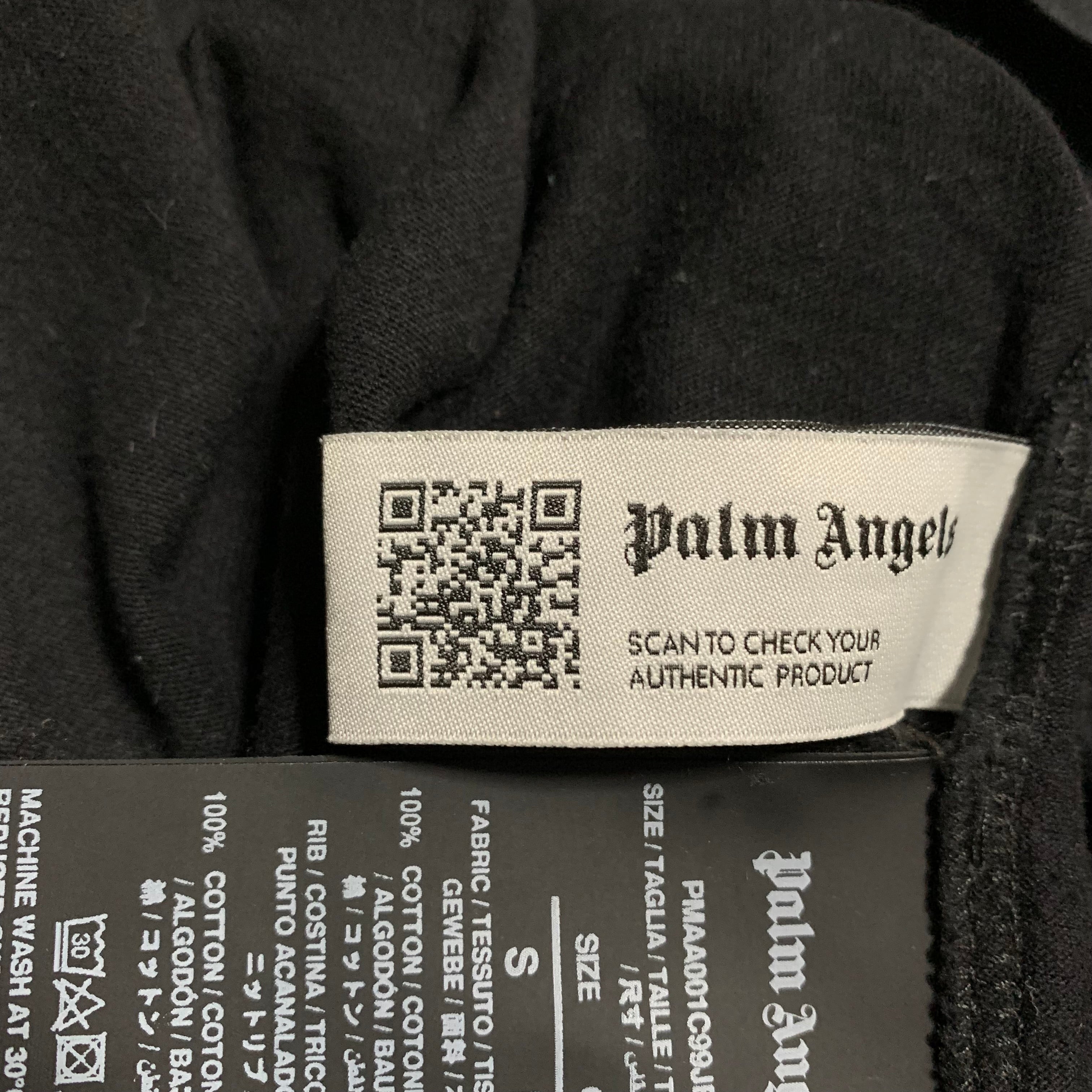 Palm Angels Small Kill The Bear Black Tee