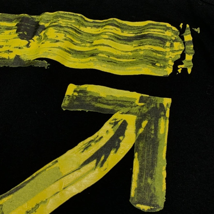 Off White XL Tee Acrylic Arrows Black T-Shirt Virgil Abloh