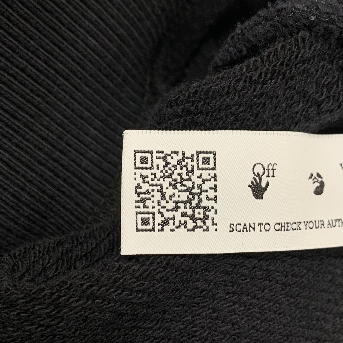 Off White Small Sweatshirt Paint Arrows Black Crewneck Virgil Abloh