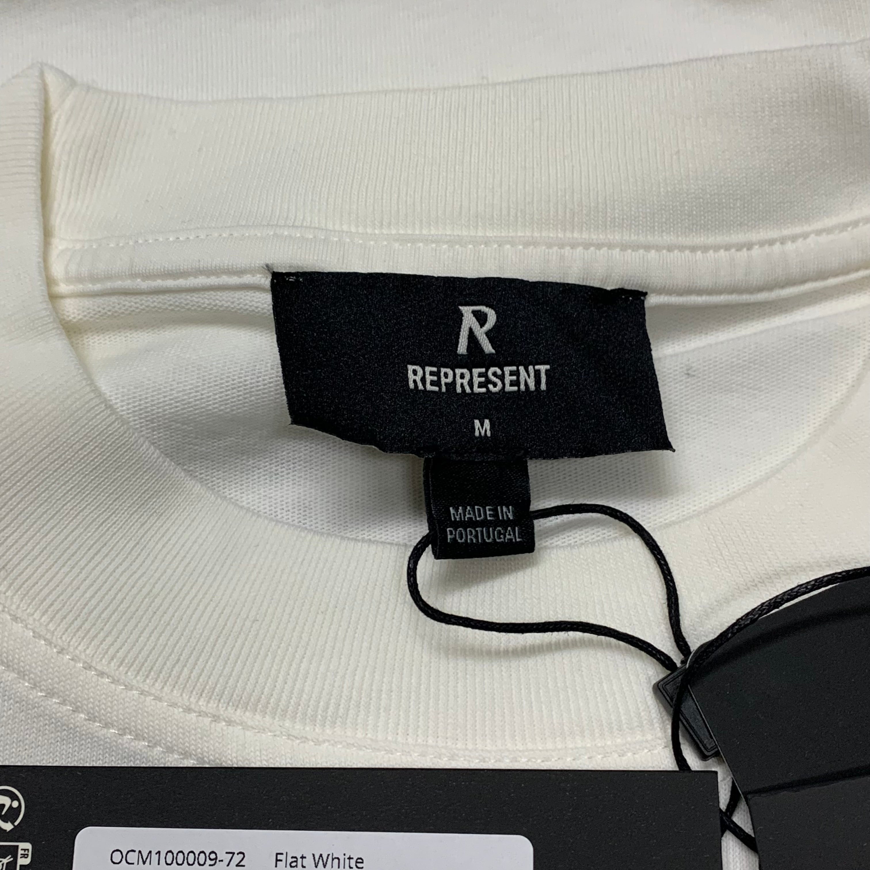 Represent Medium Tee Oasis Owners Club Flat White T-Shirt