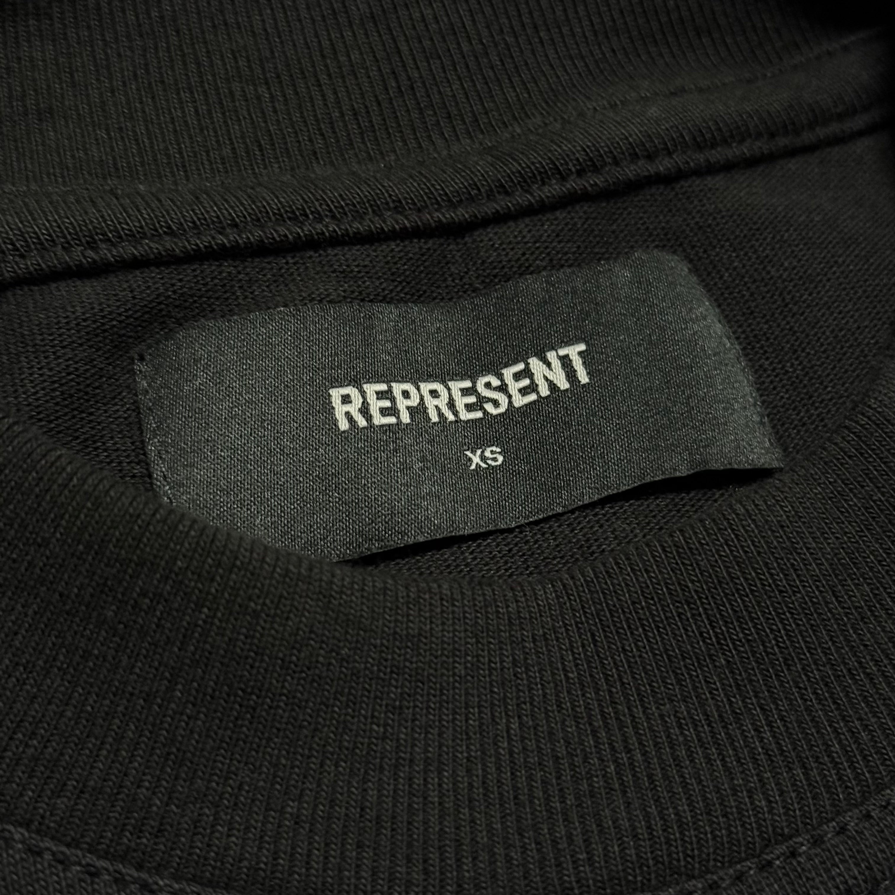 Represent XS Double Distilled Jet Black Tee