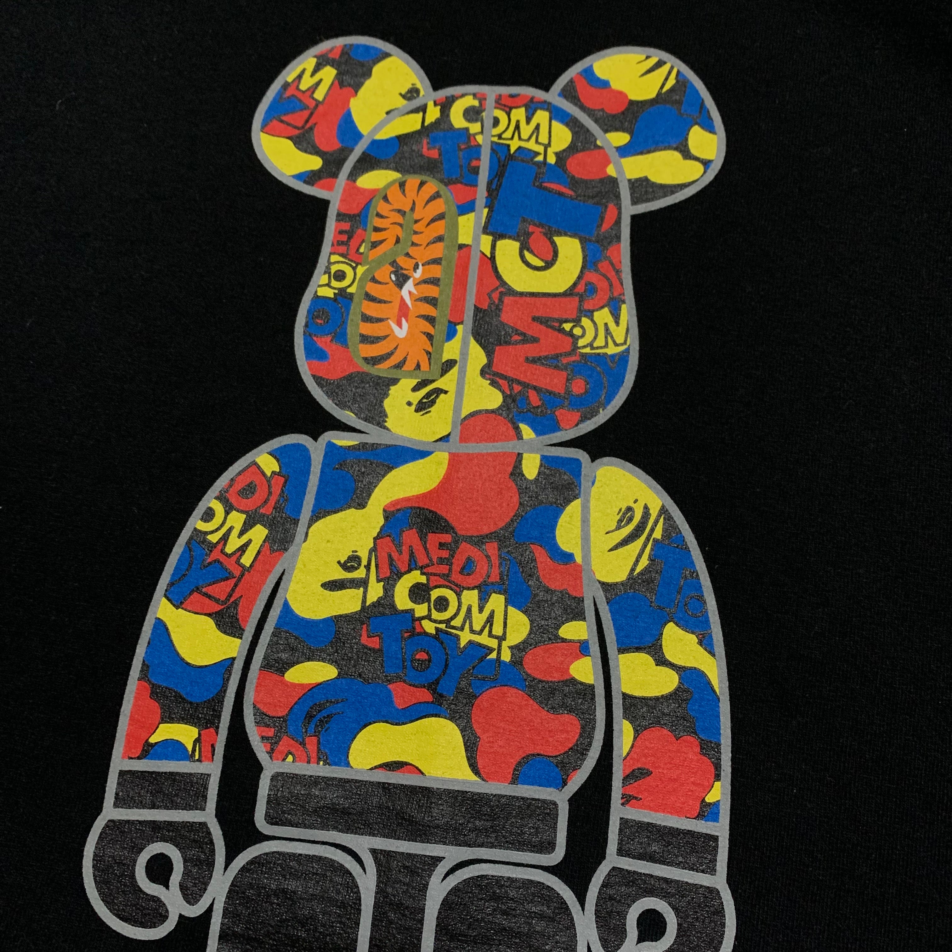 Bape Medium Medicom Toy Camo Black Tee Bearbrick A Bathing Ape 2019