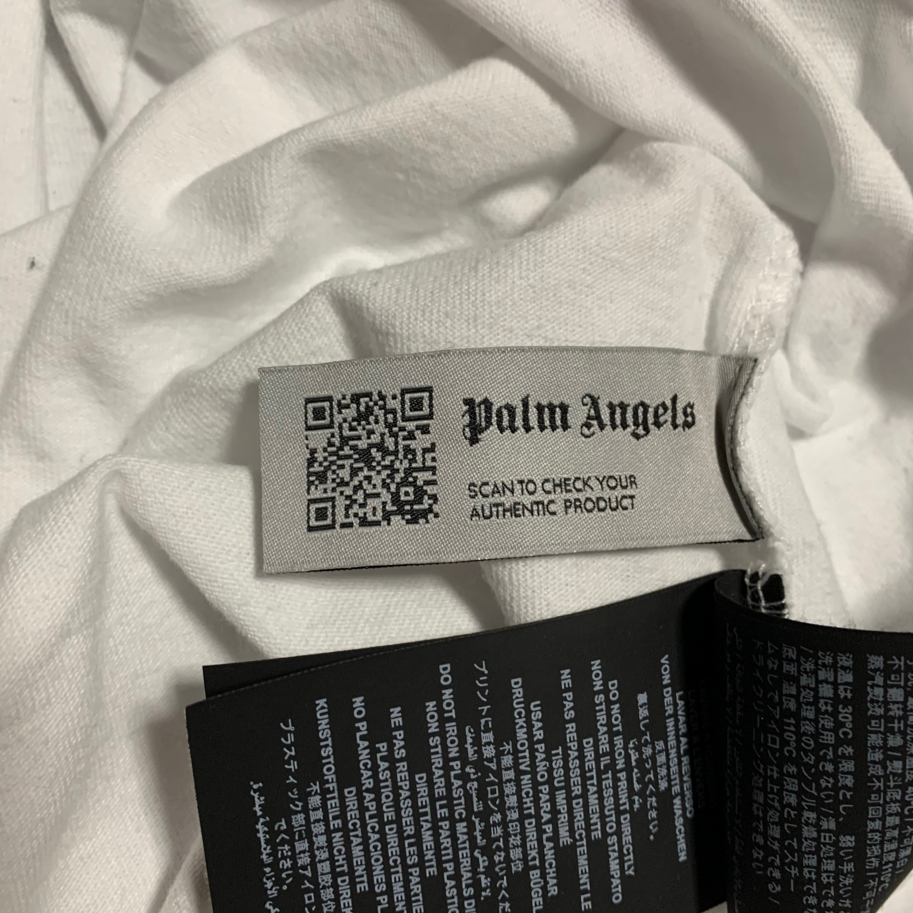 Palm Angels XL Pxp Angels Classic White Tee 2022