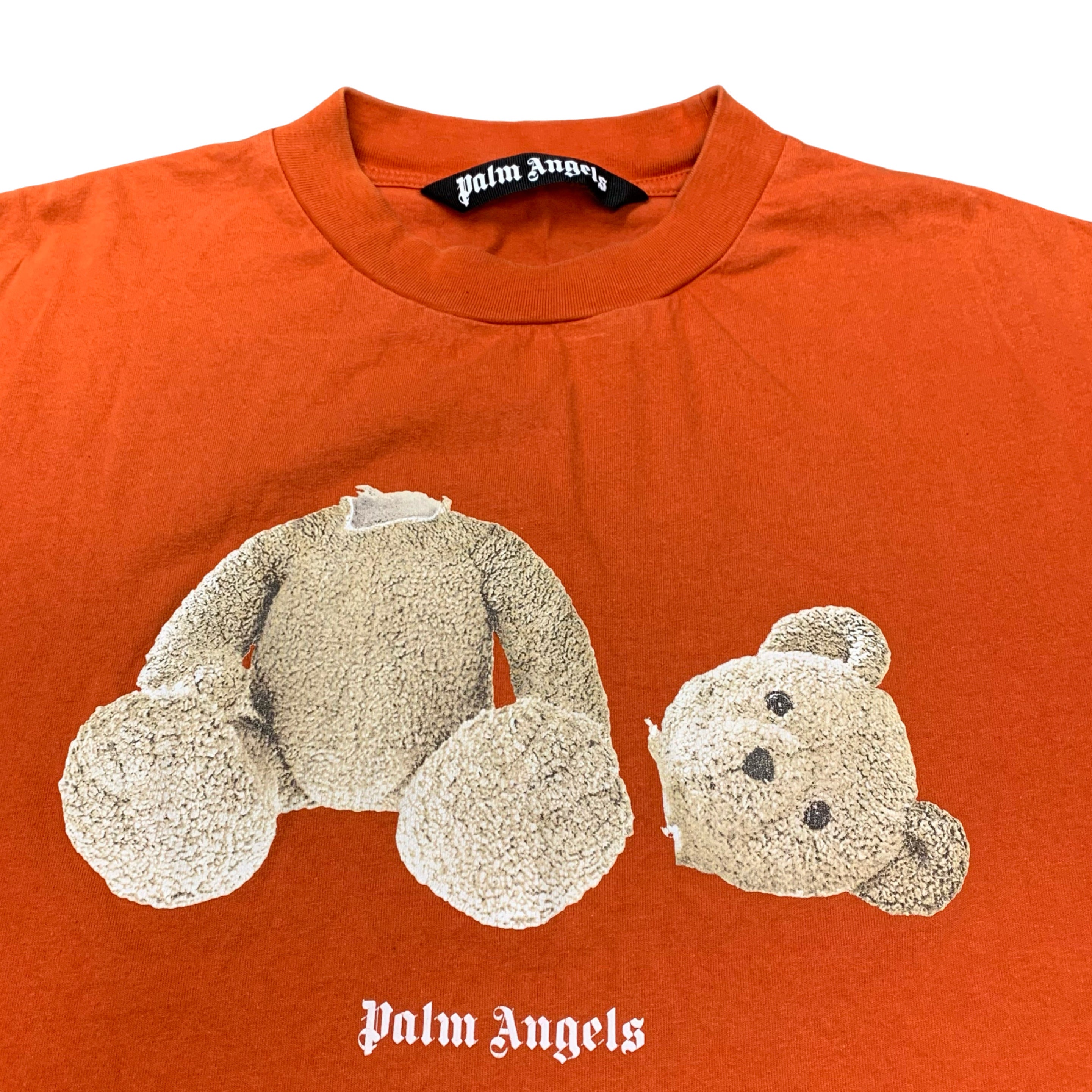 Palm Angels Large Tee Bear Classic Orange T-Shirt