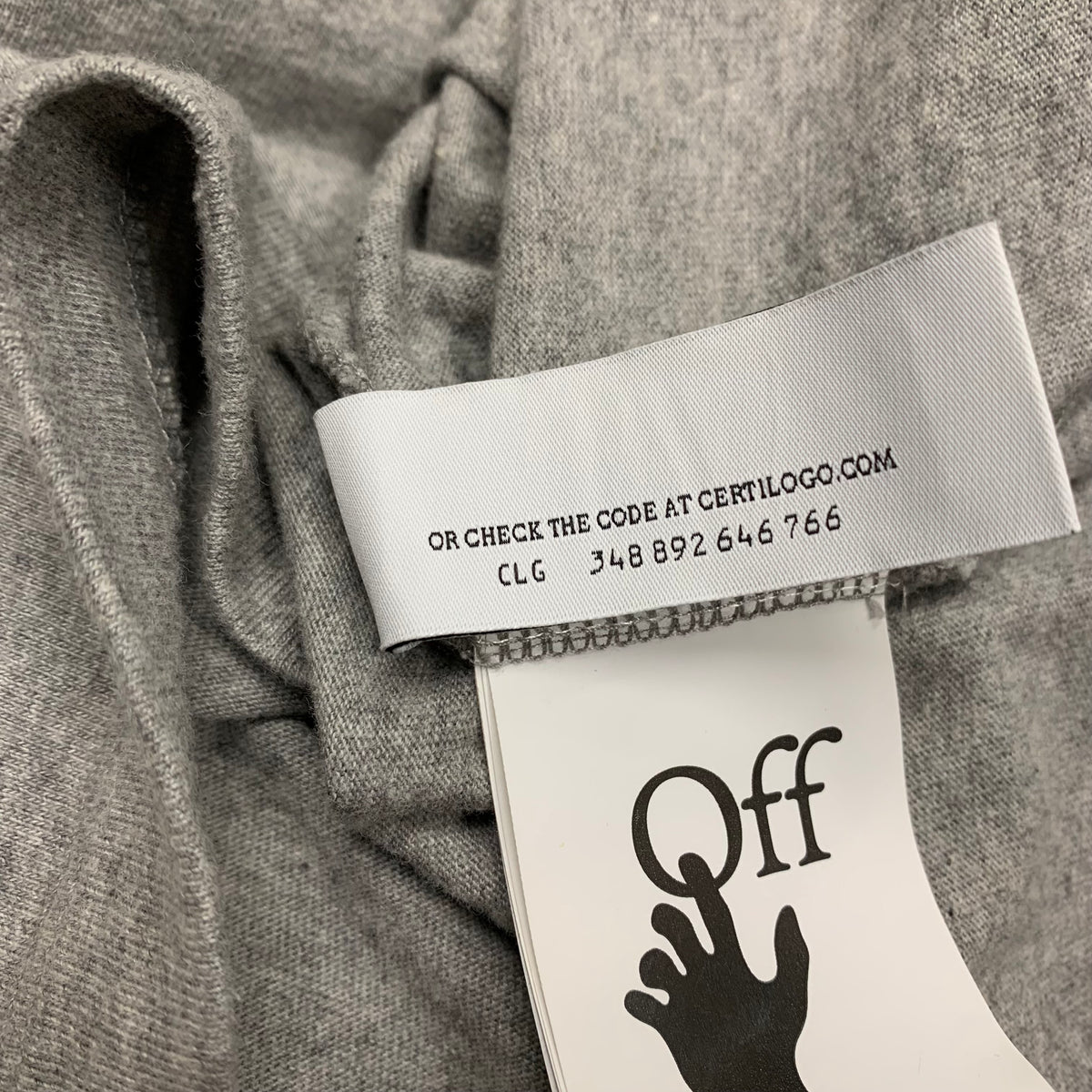 Off White Medium Tee Degrade Arrows Grey T-Shirt Virgil Abloh