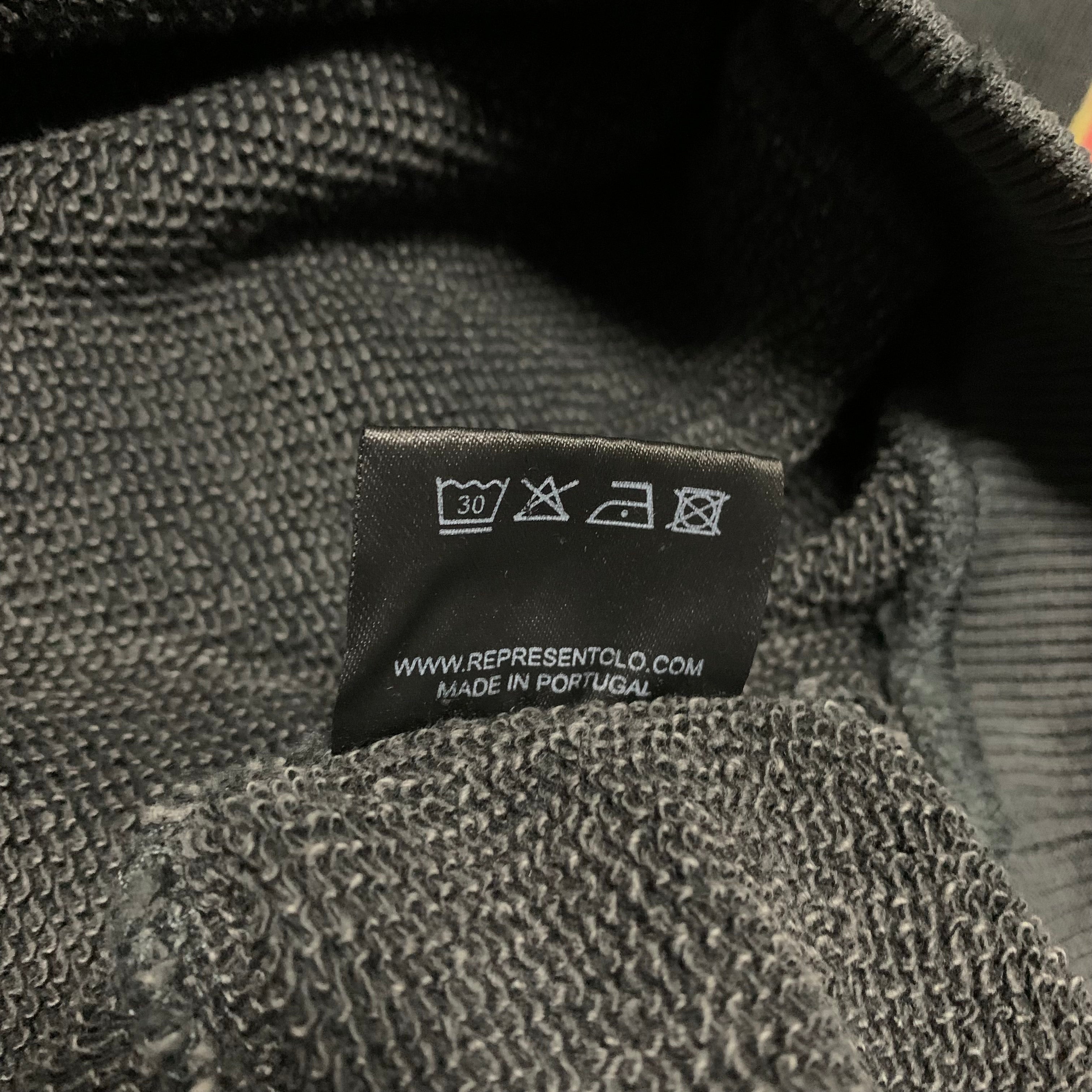 Represent XS Rep N Resent Vintage Black Hoodie