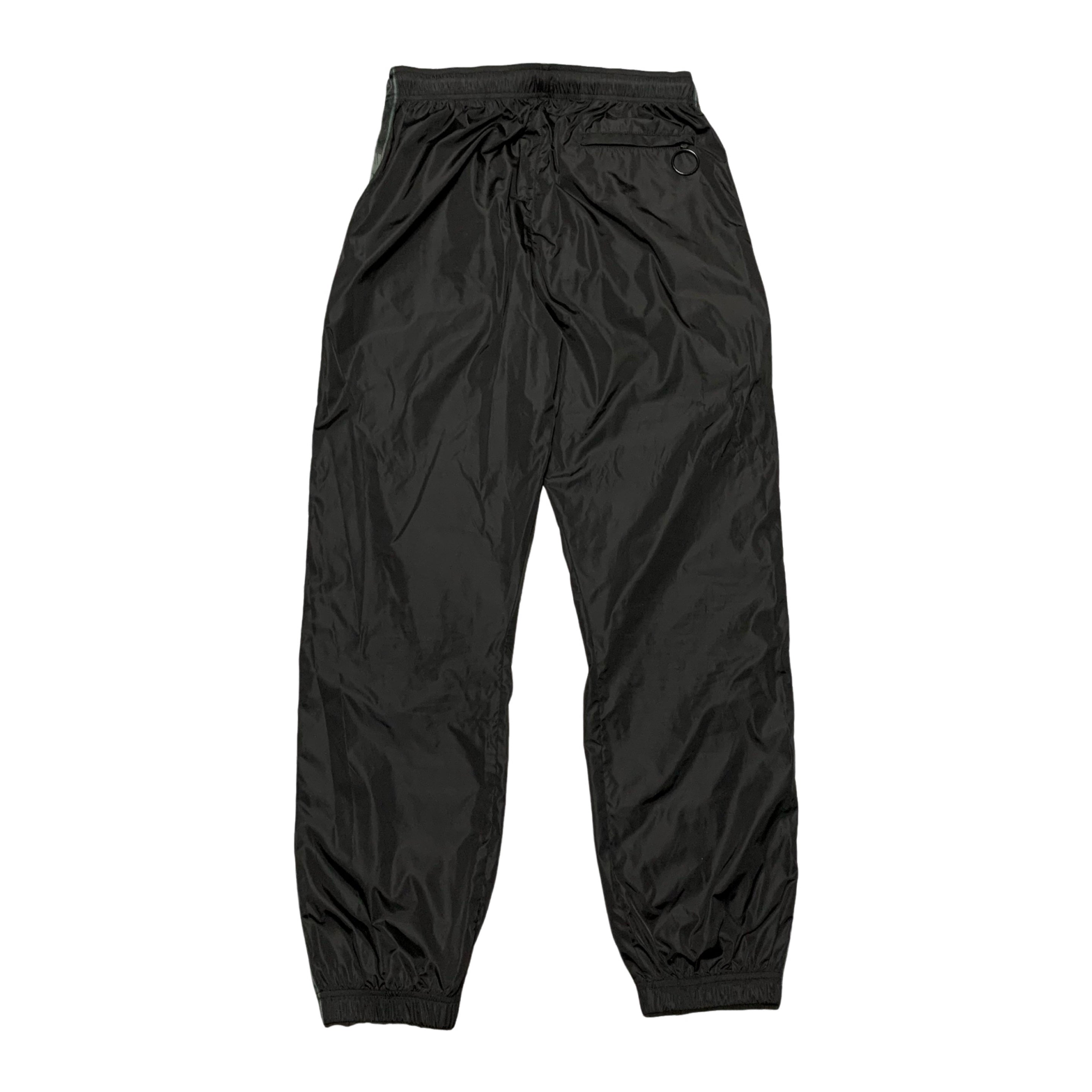 Off White Medium Track Pants Tape Black Nylon Black Bottoms Virgil Abloh