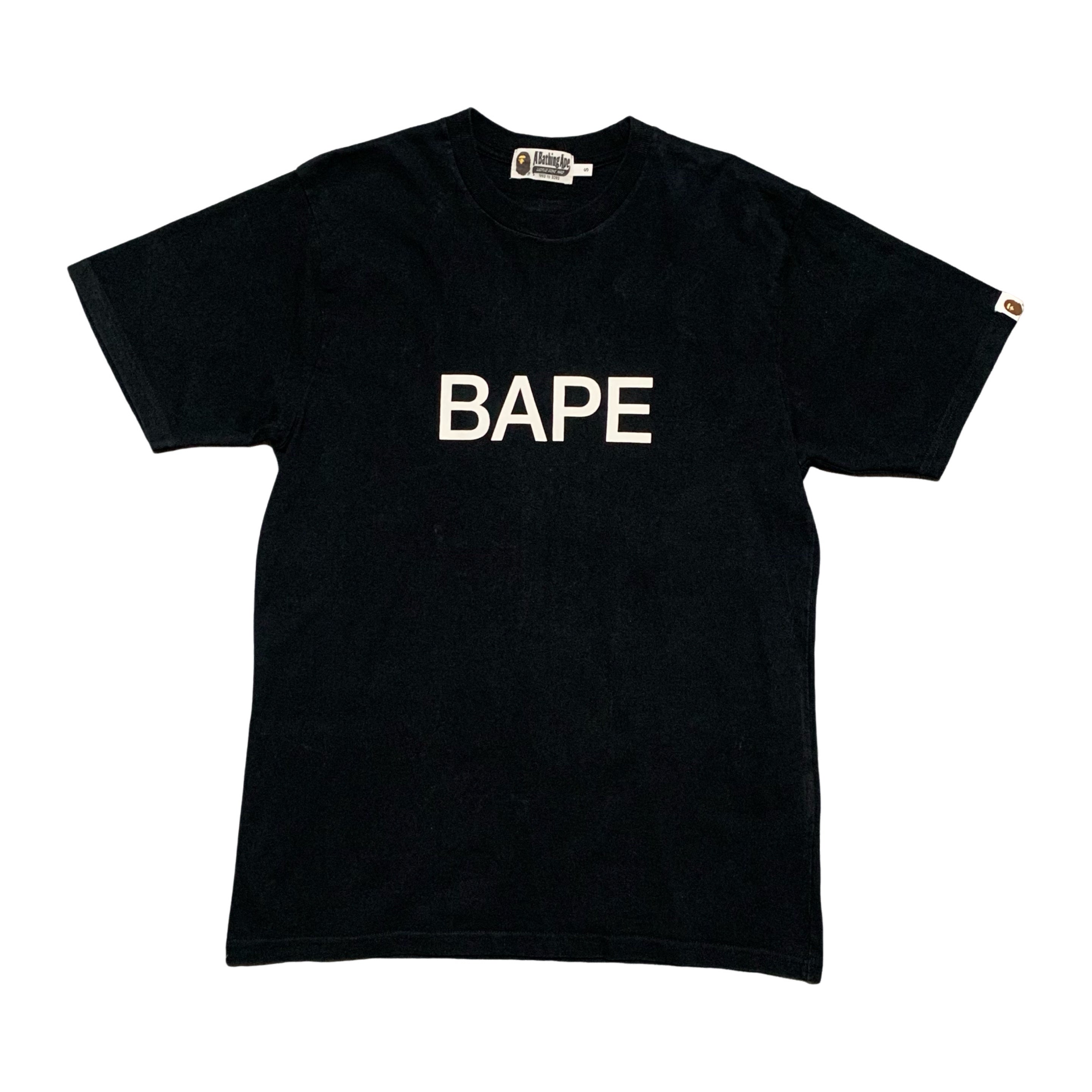 Bape Small 1st Camo Graphic Black Tee A Bathing Ape