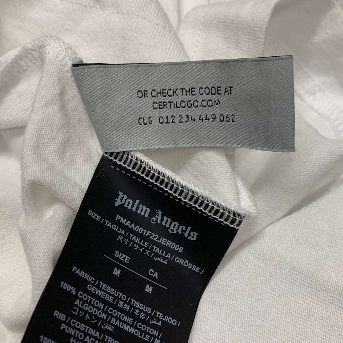 Palm Angels Medium Tee Banana Leopard White T-Shirt