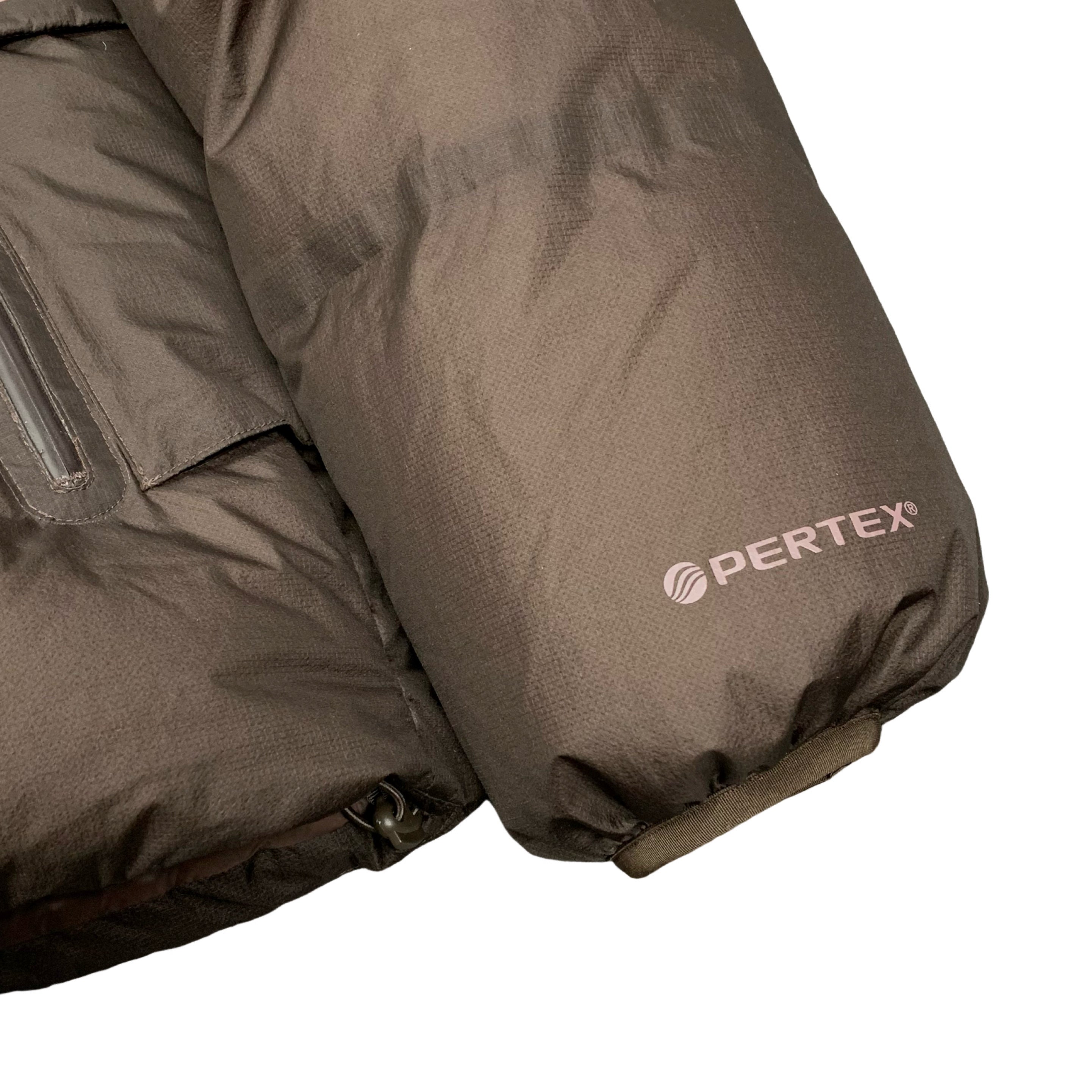 C.P. Company Small Jacket Puffer Metropolis Pertex Down Brown Hooded Jacket (RRP £805)