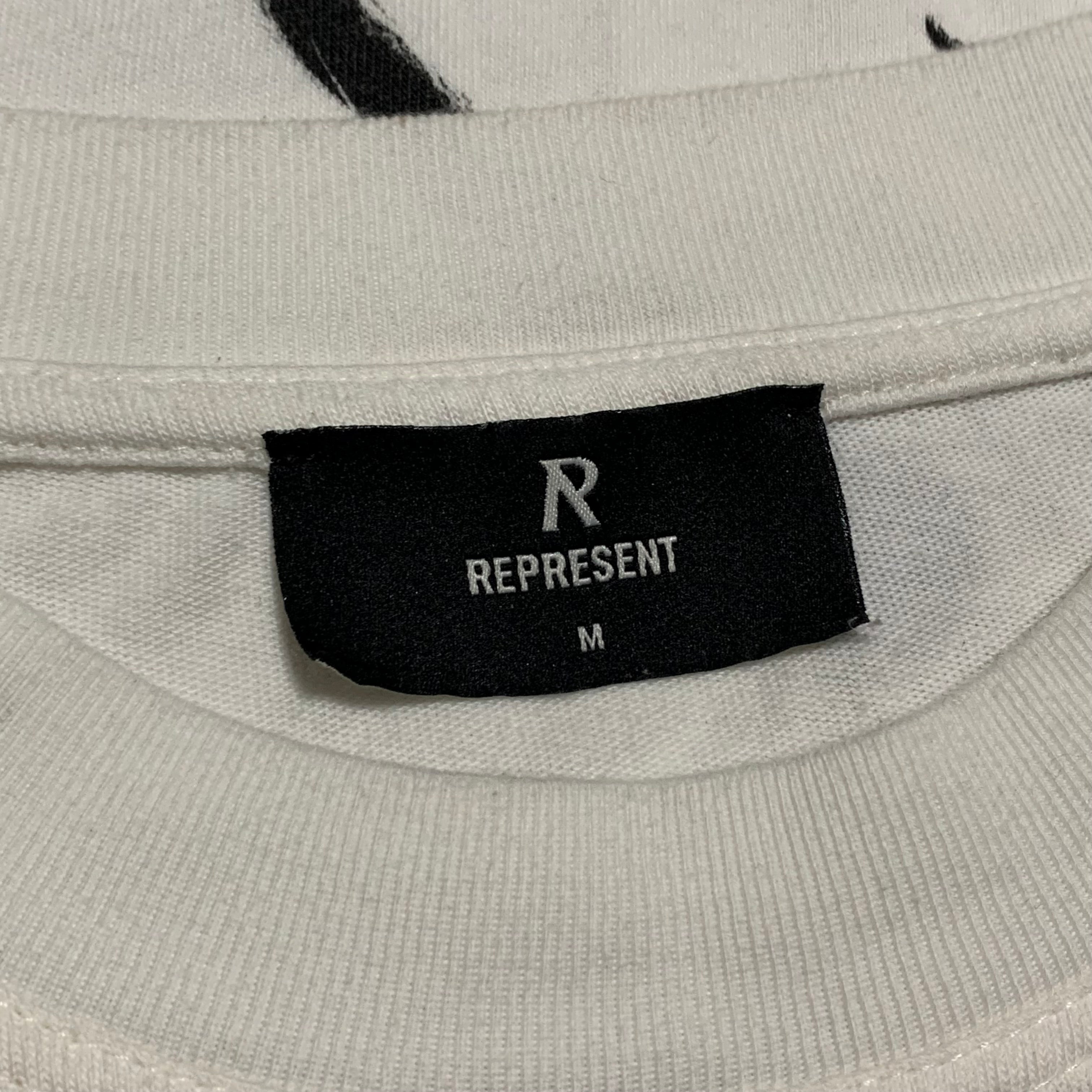 Represent Medium Icarus Flat White Tee