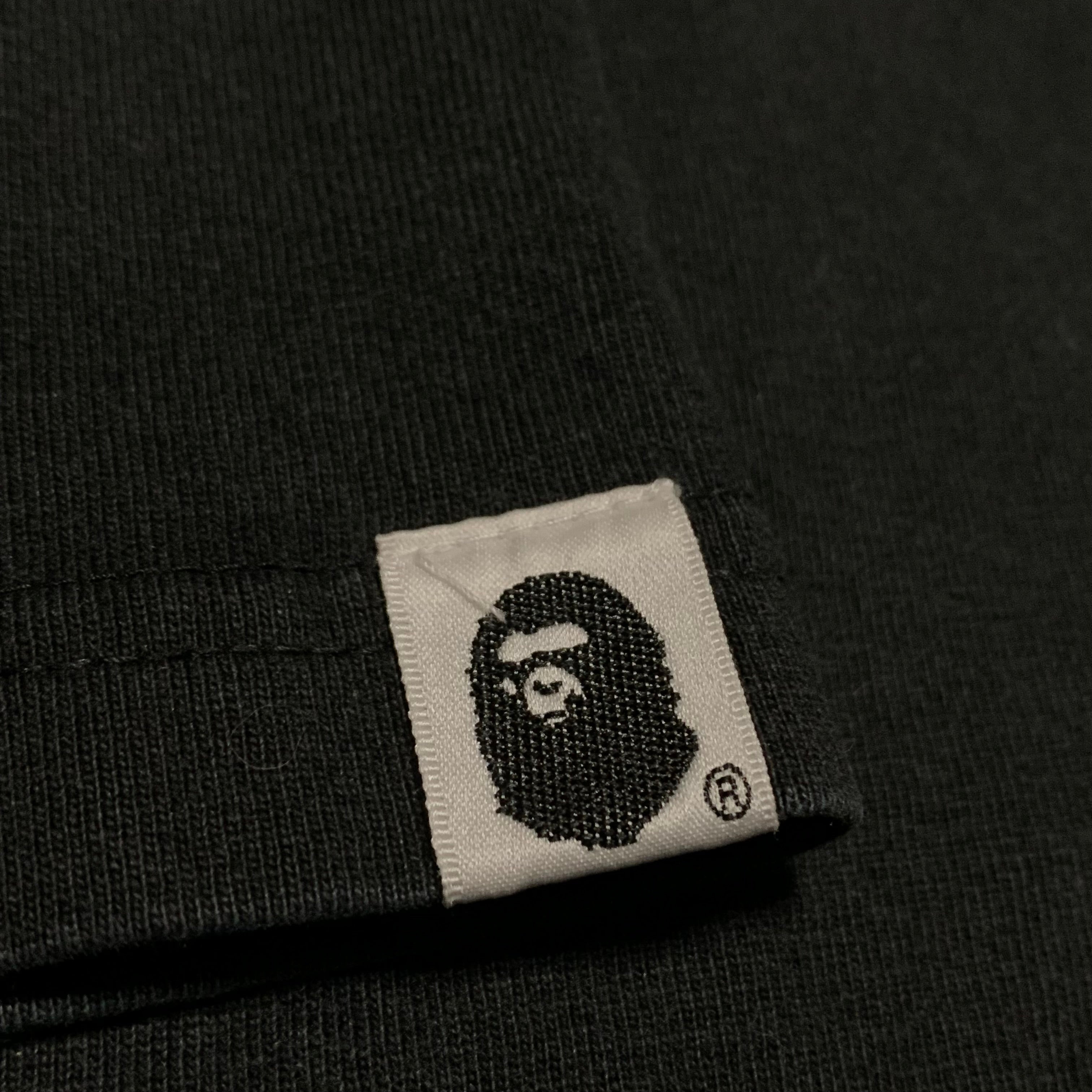 Bape Medium Undefeated Green ABC Camo Black Tee A Bathing Ape