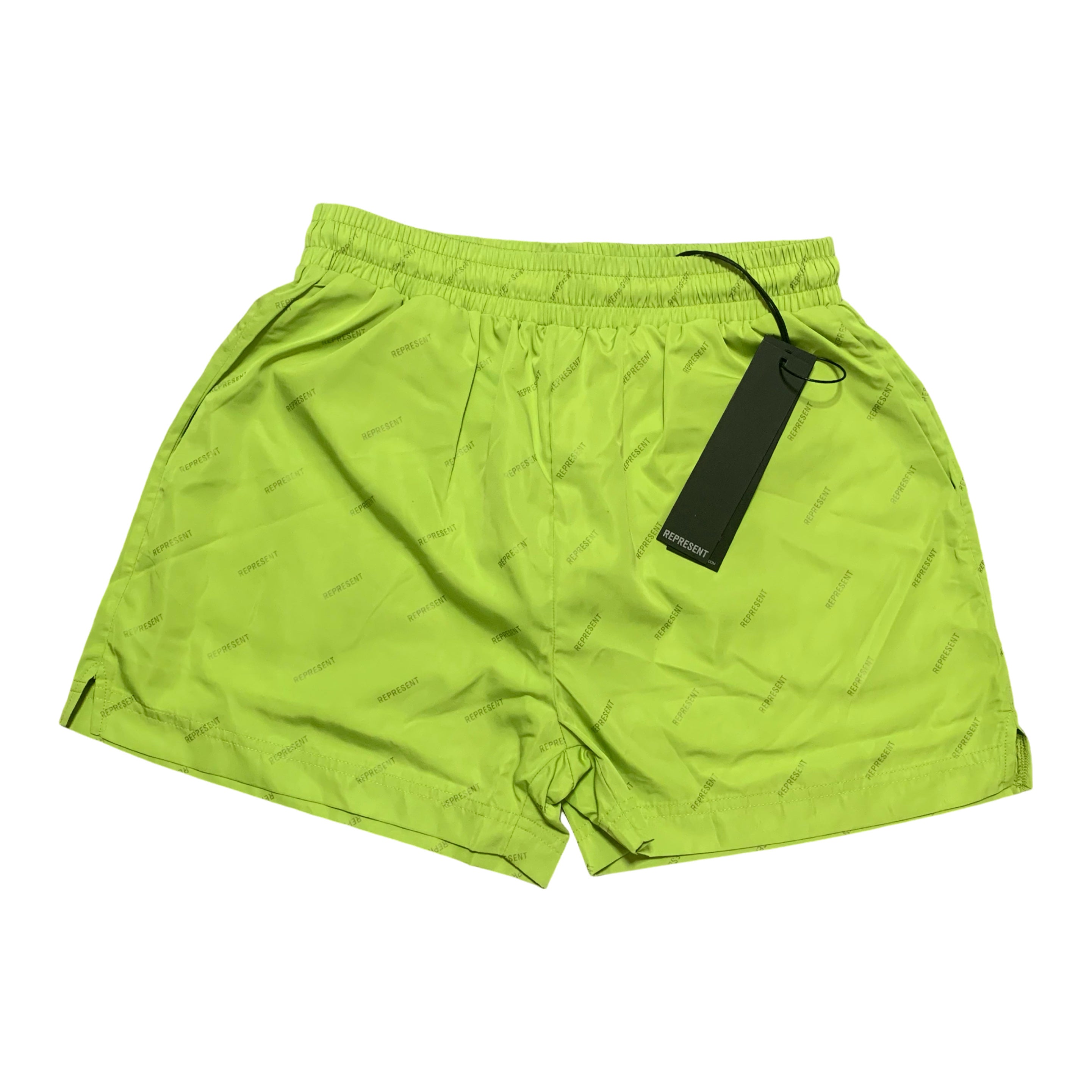 Represent Small Shorts Kiwi Green Swim Shorts