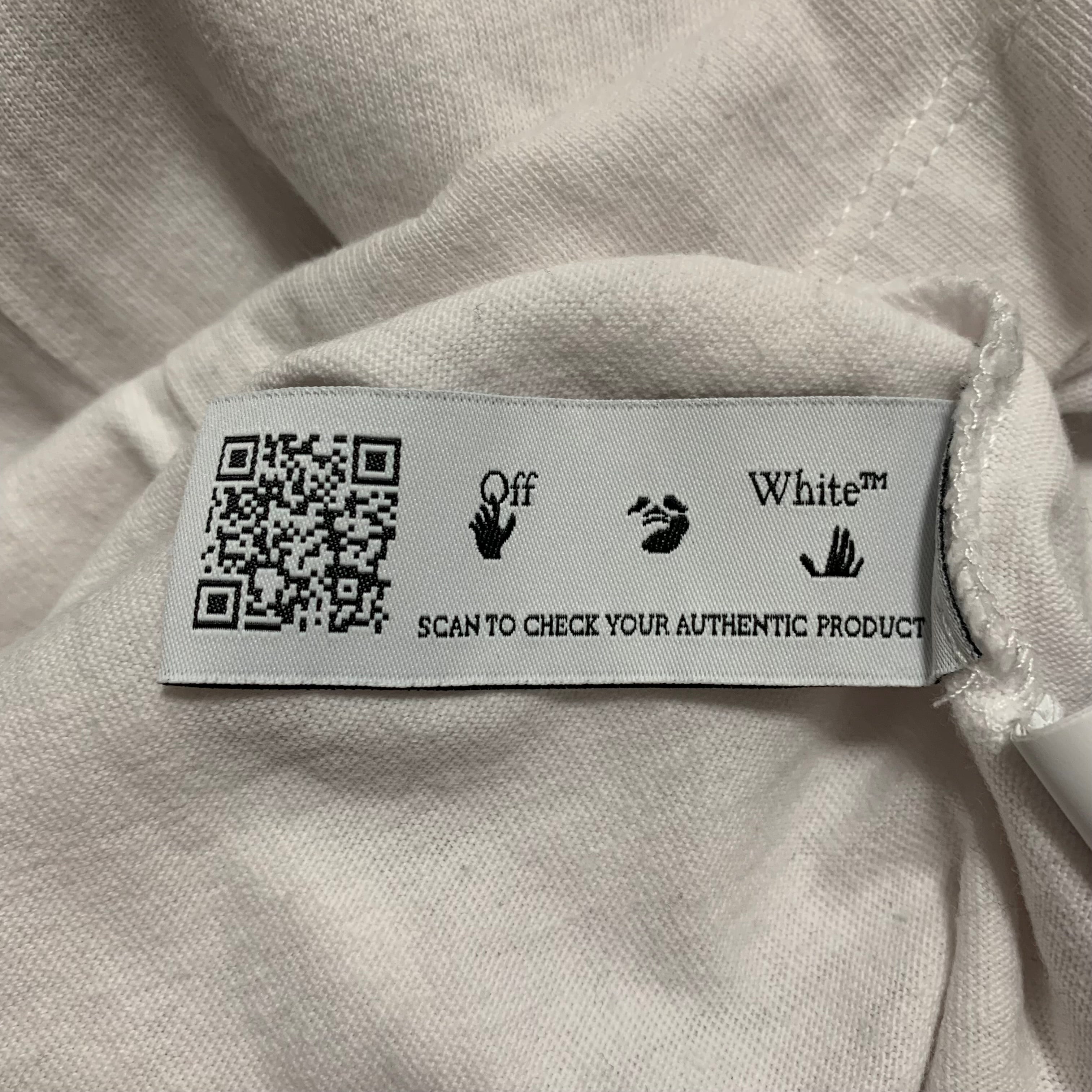 Off White Medium Mona Lisa White Tee Virgil Abloh