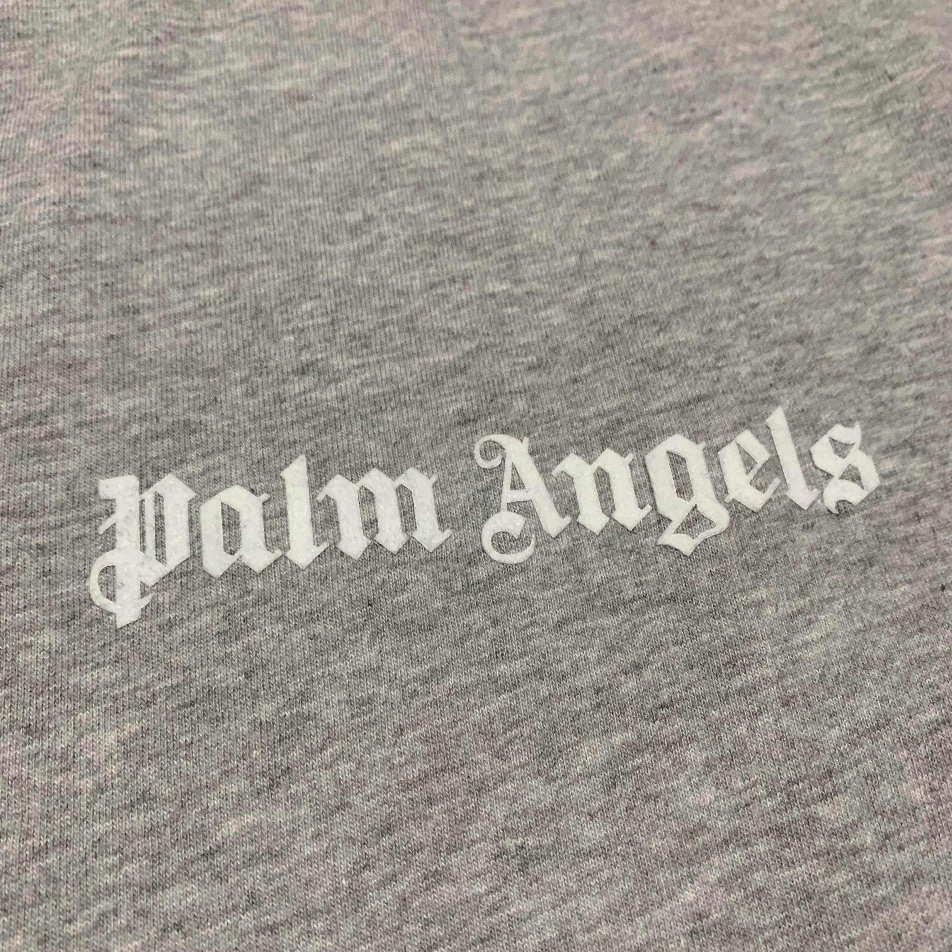 Palm Angels Small Logo Classic Grey Tee