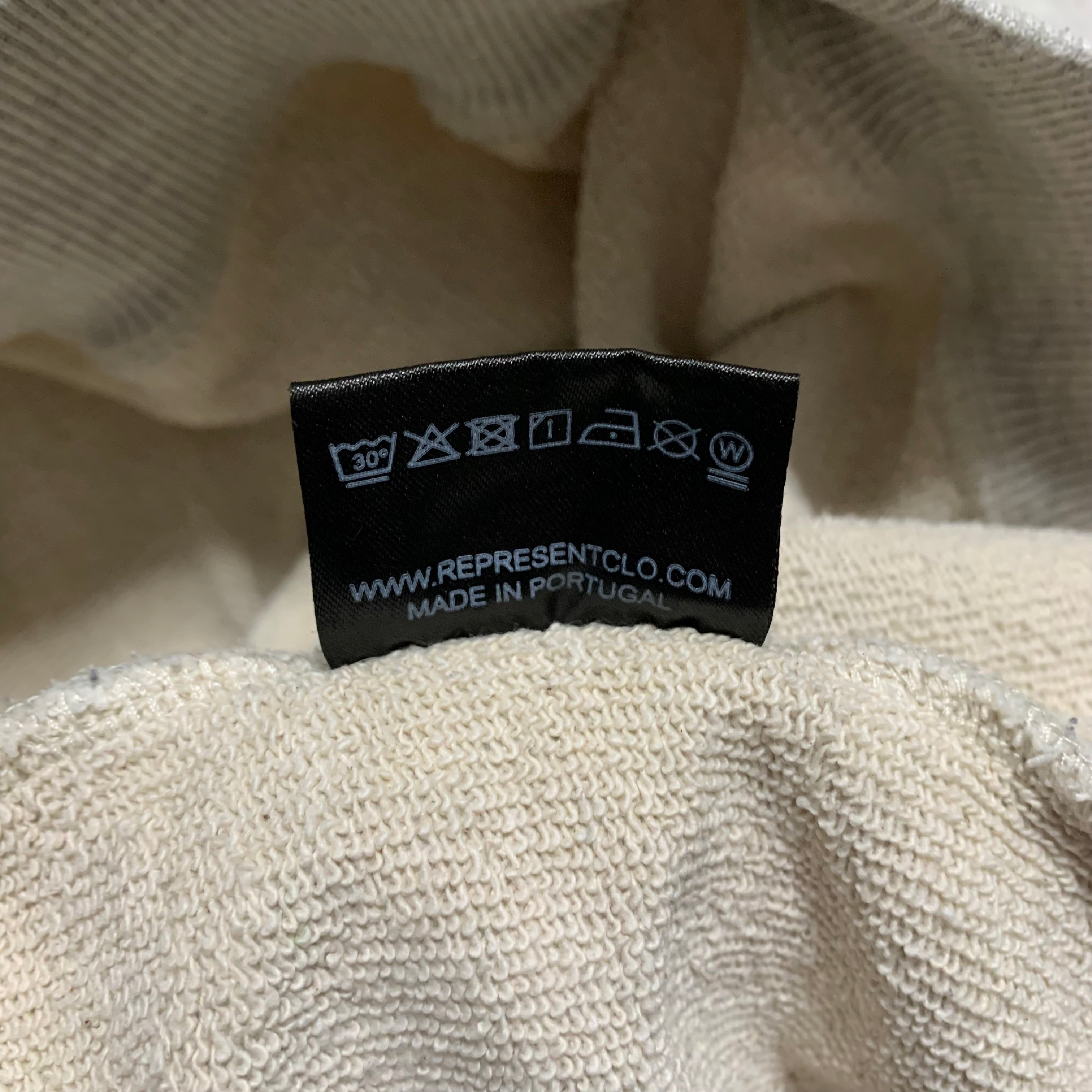 Represent Small Blanks Sweater Sweatshirt Crewneck Marl Grey