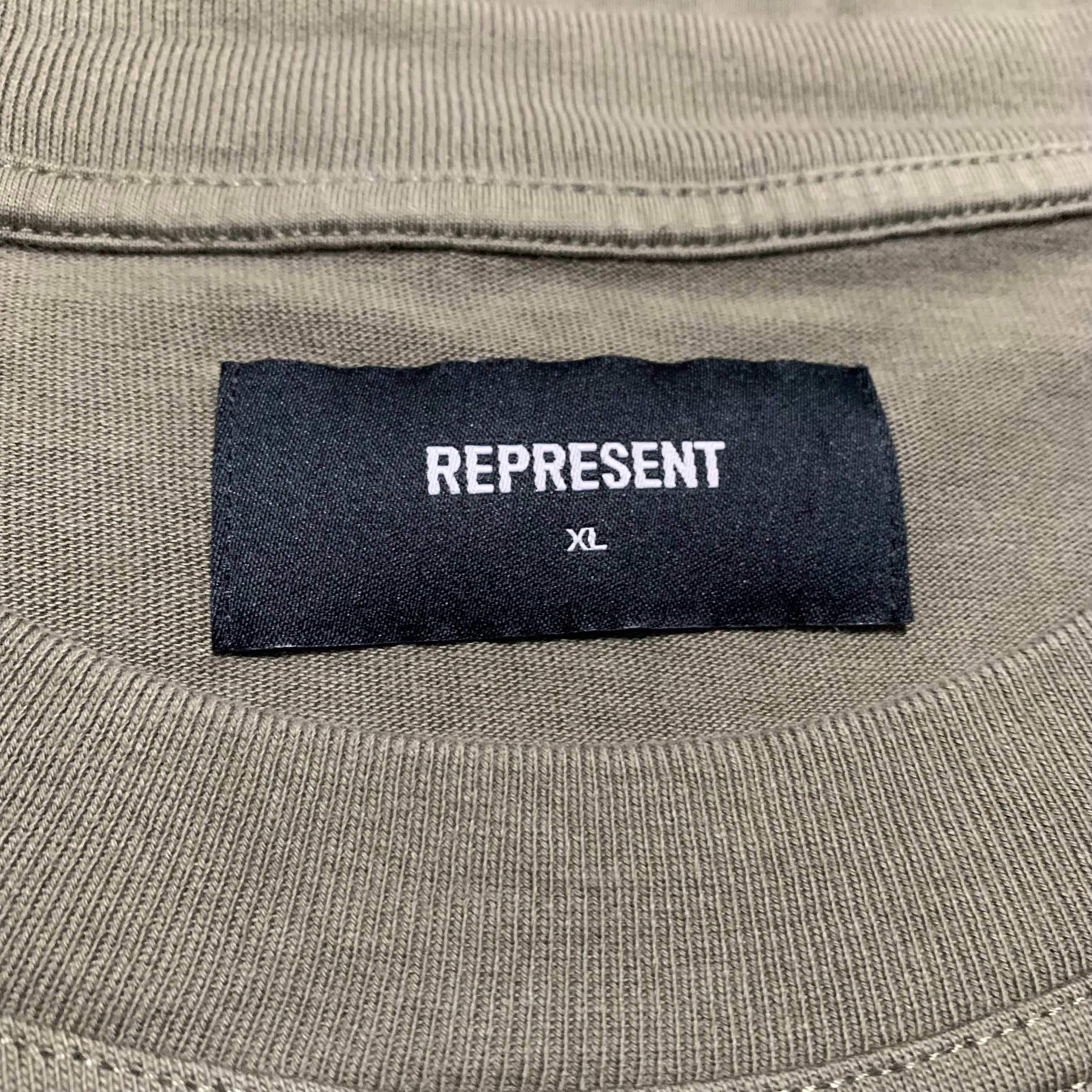 Represent XL Owners Club Khaki Green Tee