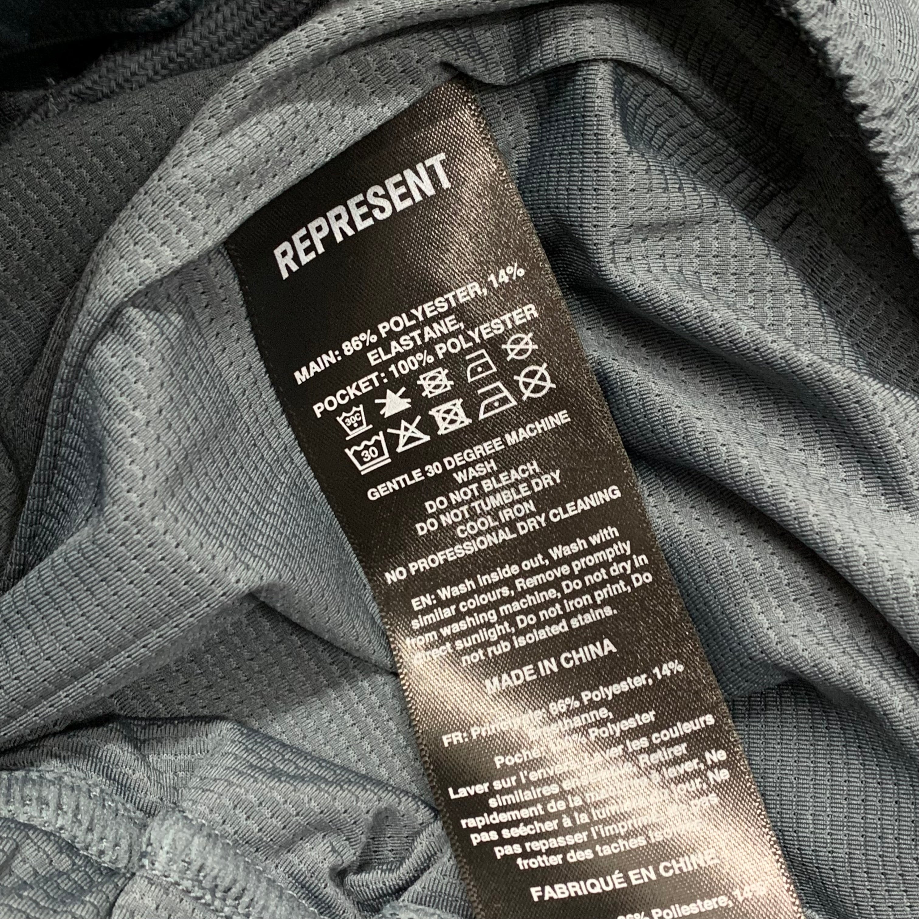 Represent XS Shorts 247 DNA Mesh Dusky Navy Blue