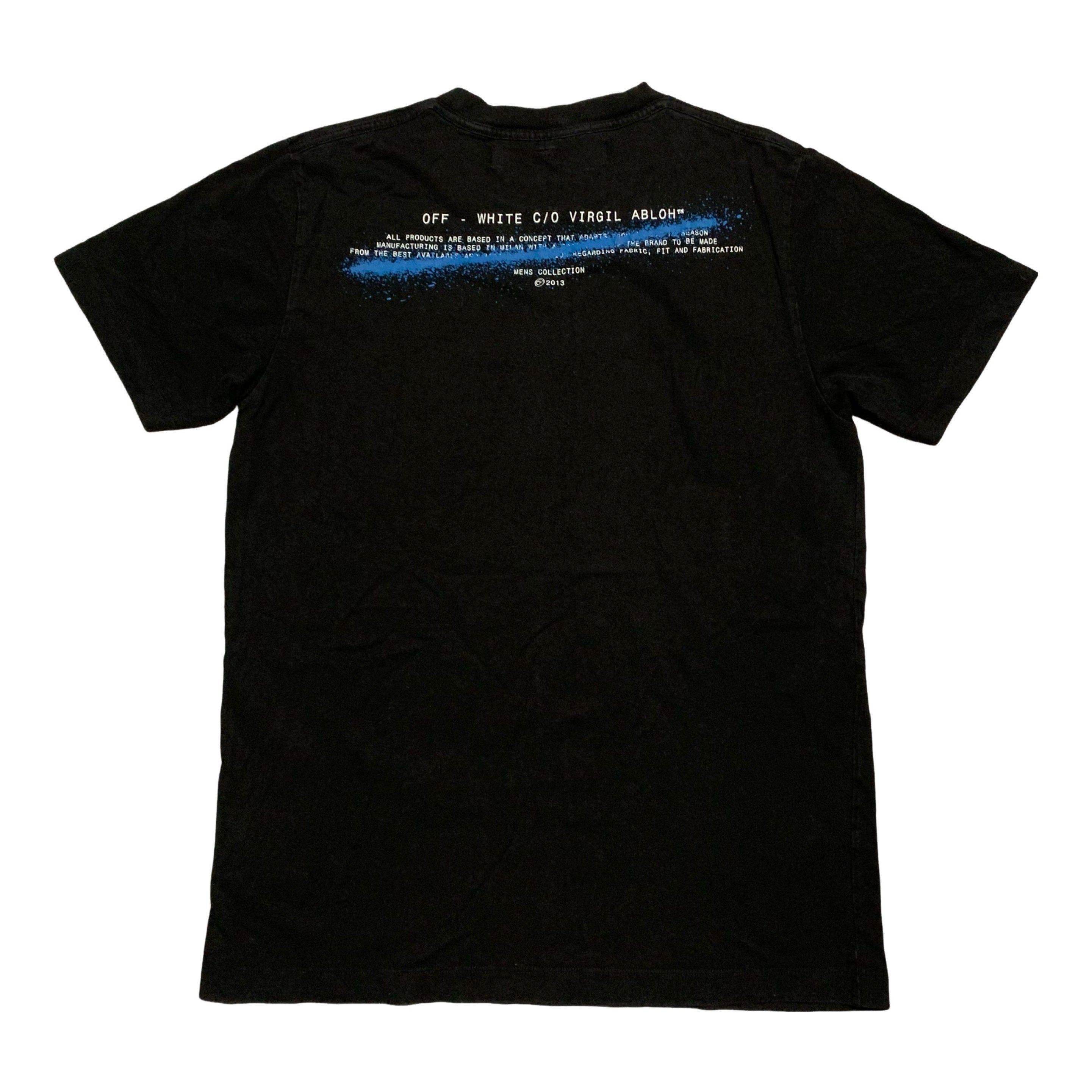 Off White Large Half Man Arrow Black Tee Virgil Abloh