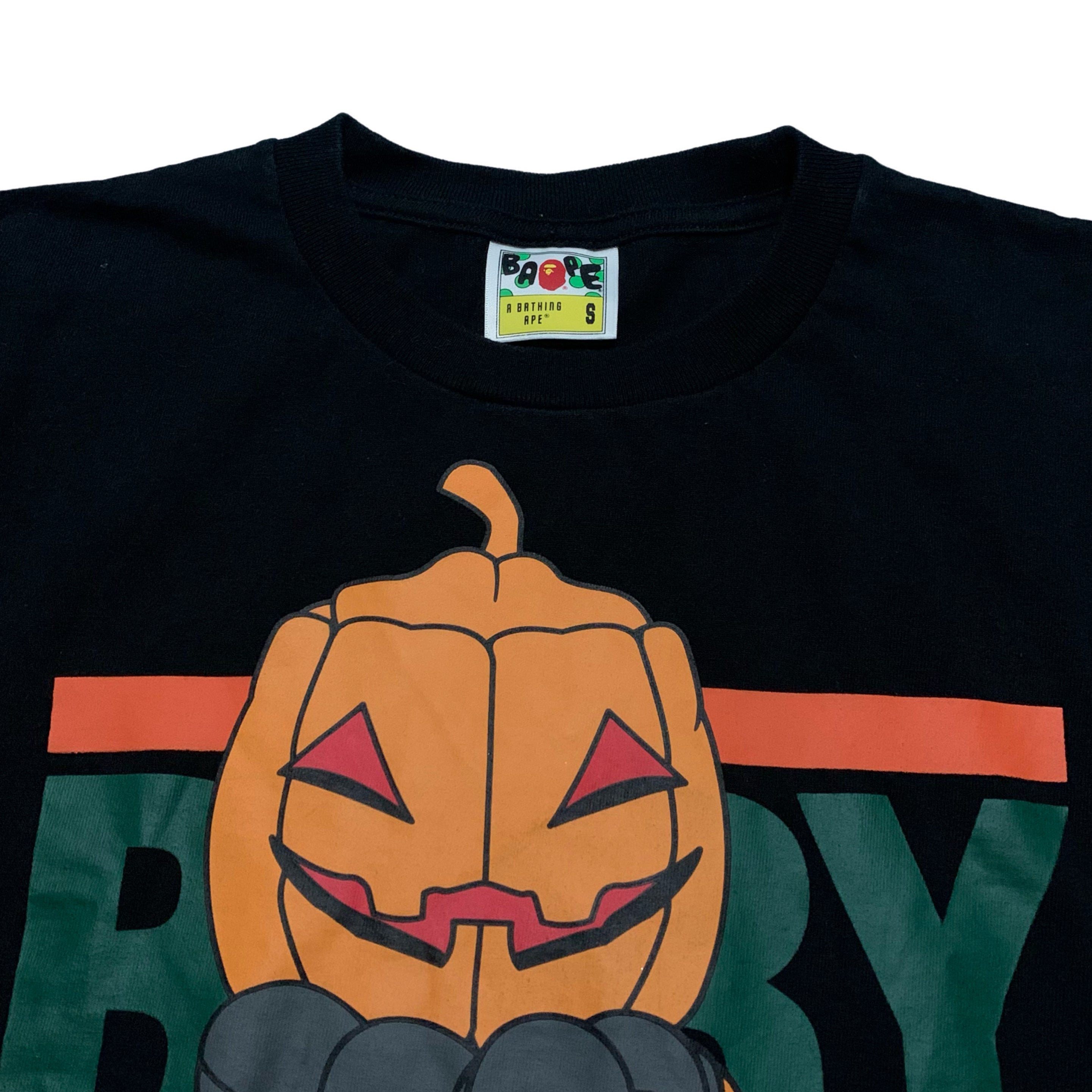 Bape Small Halloween Baby Milo Black Tee