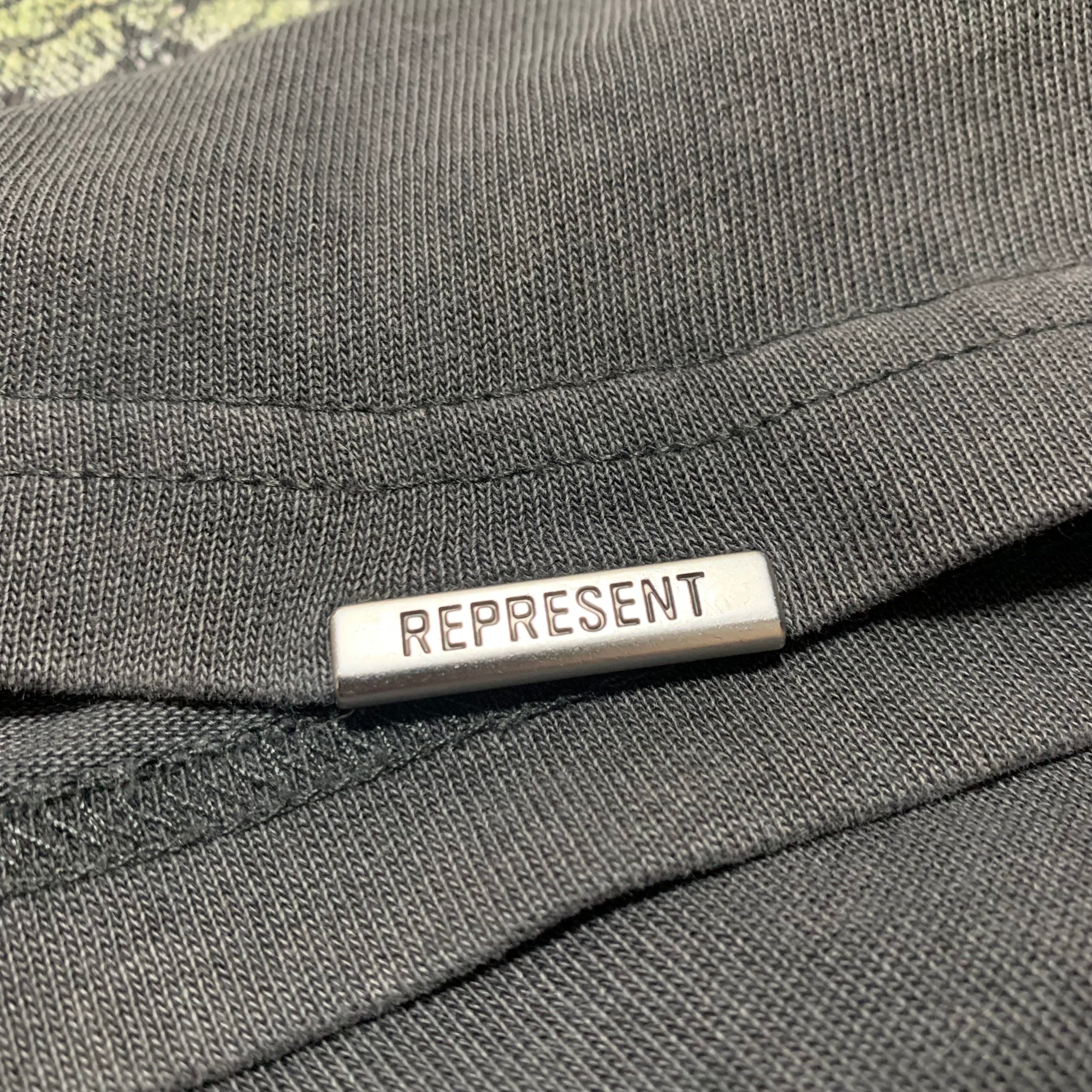 Represent Large Destructive Appetite Vintage Grey Tee