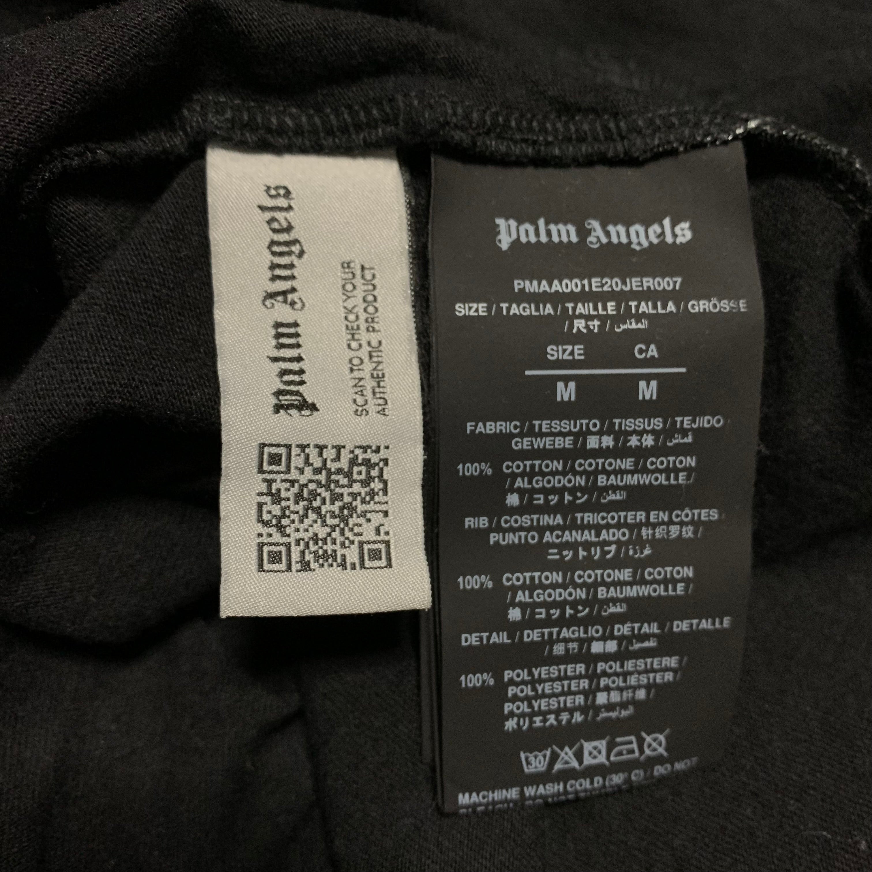 Palm Angels Medium Gothic Logo Black Tee