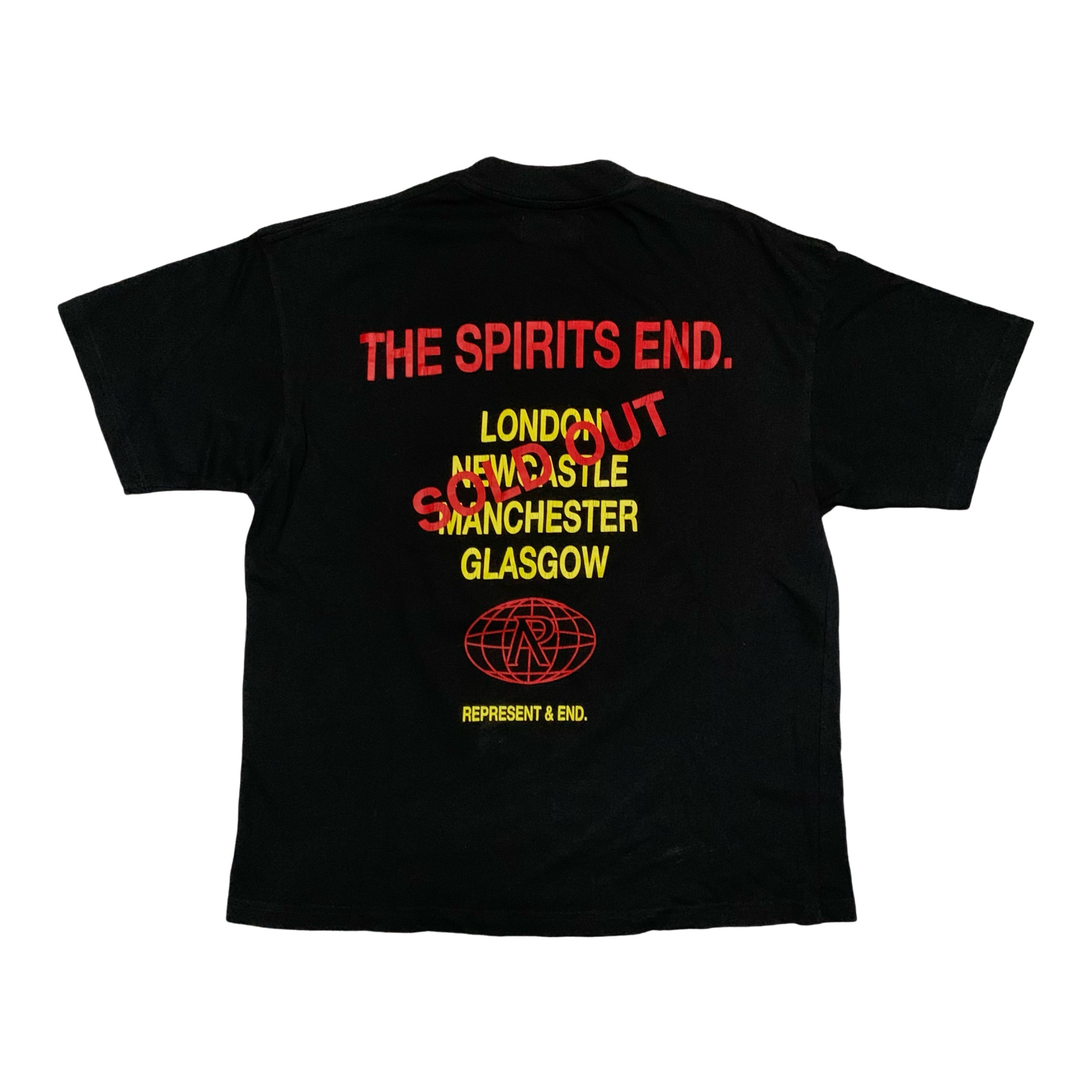 Represent Small The Spirits End Jet Black Tee