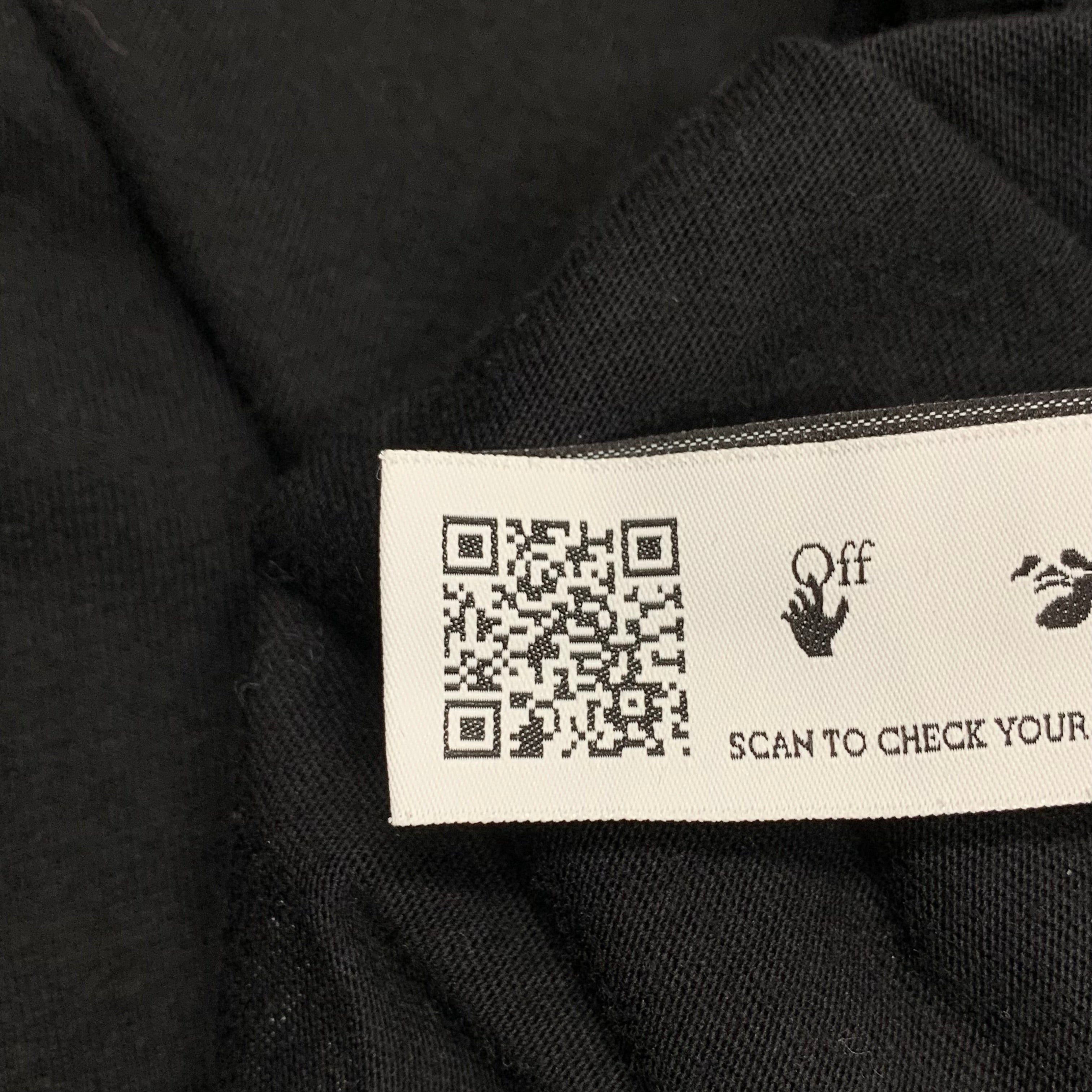 Off White Small Tee Diag Scribble Black T-Shirt Virgil Abloh