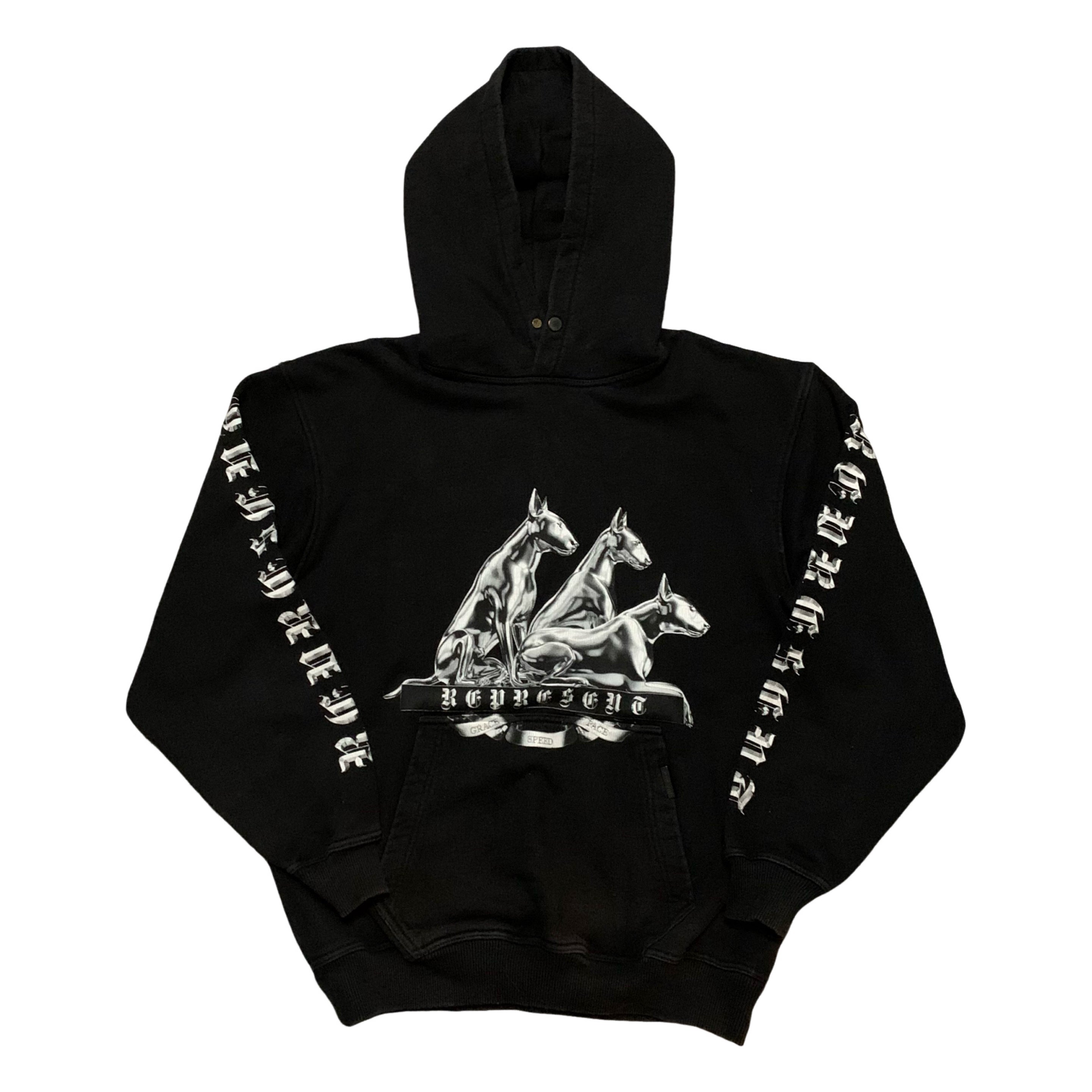 Represent XS Bullterrier Hoodie Jet Black Hoodie