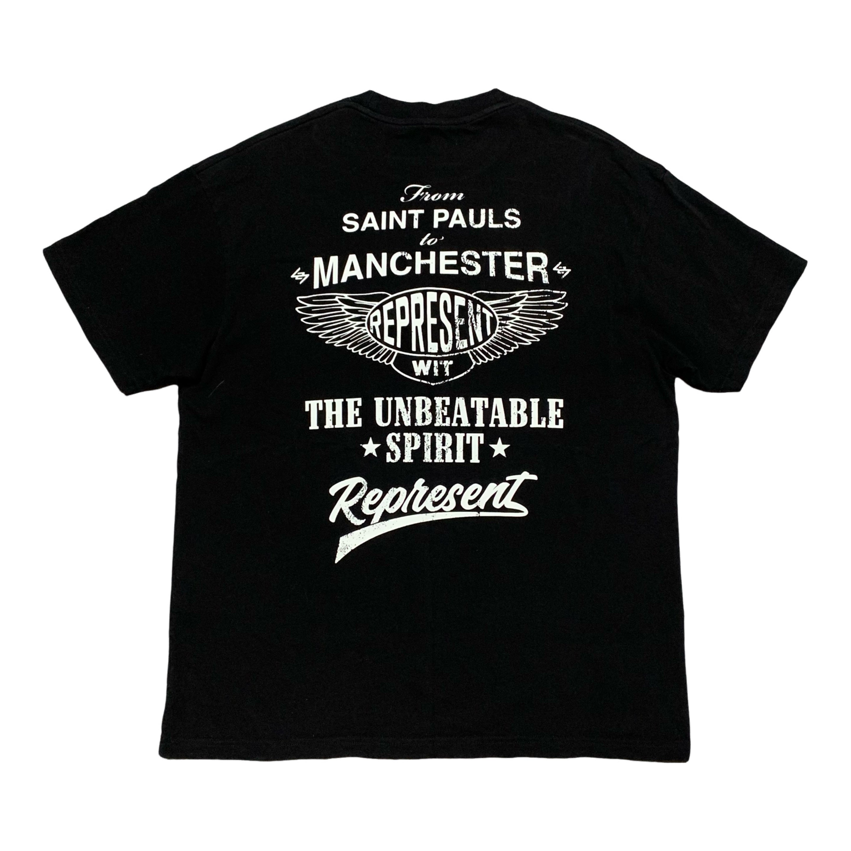 Represent Small Wit Graphic Jet Black Tee Gym