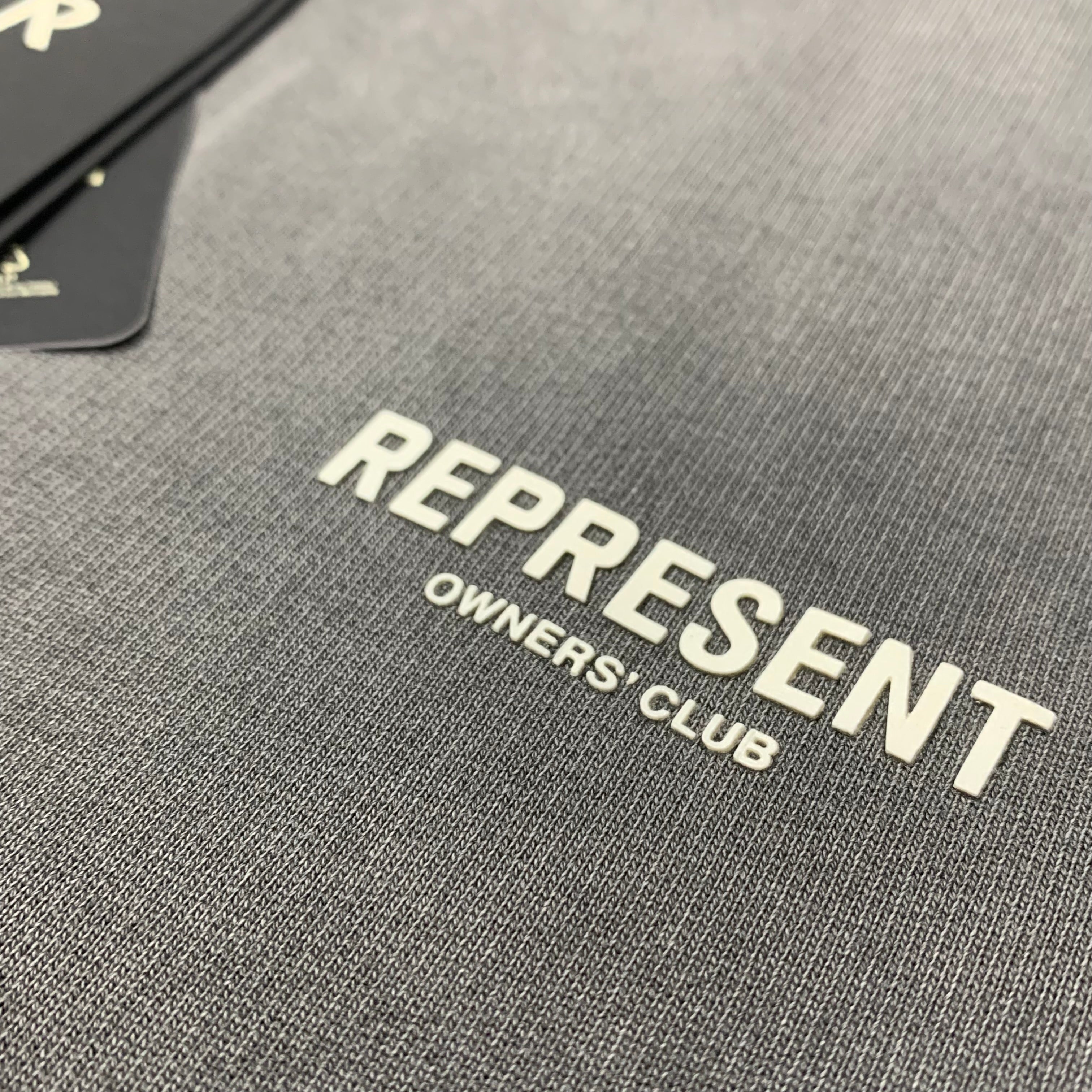 Represent Small Hoodie Oasis Owners Club Stained Black Hoodie