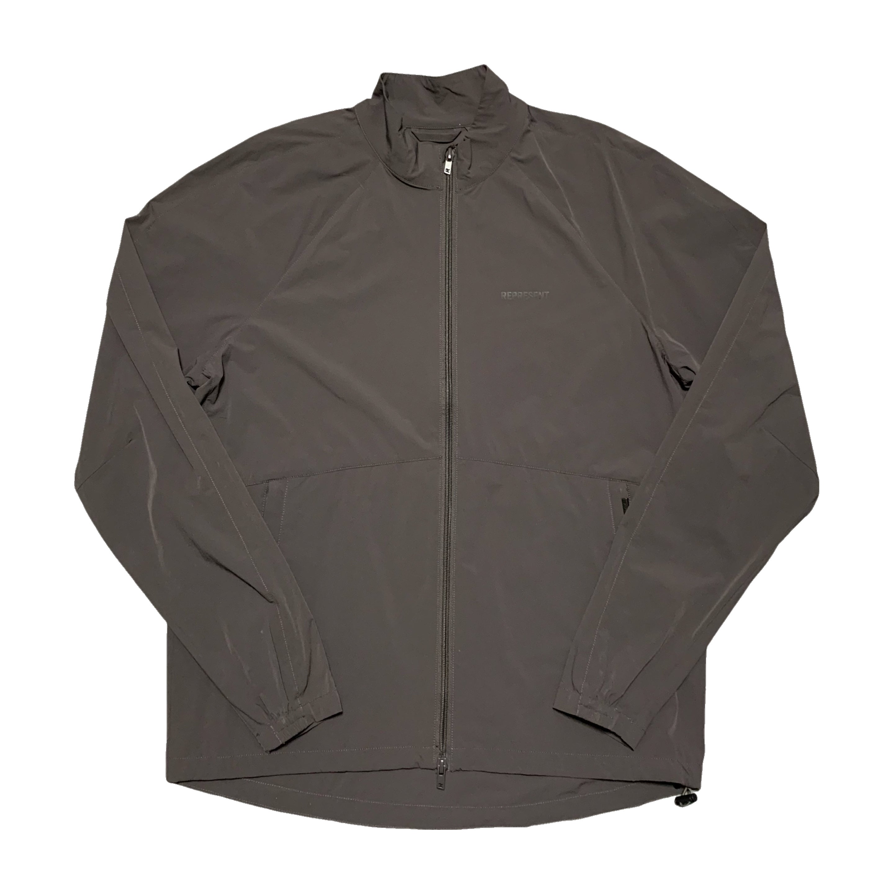 Represent Small 247 Track Jacket Gym Top Grey