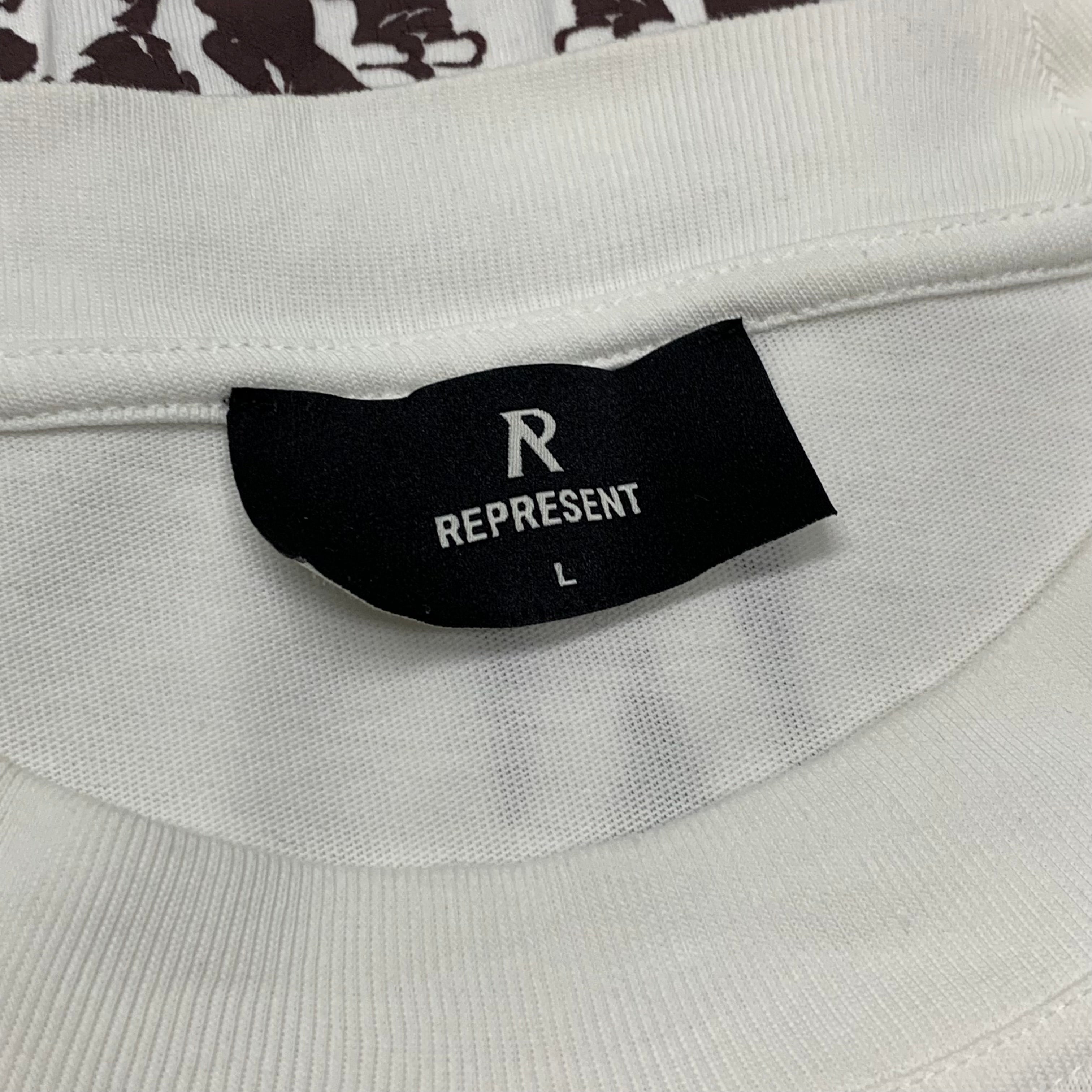 Represent Large Tee Spirit Of Summer Flat White T-Shirt
