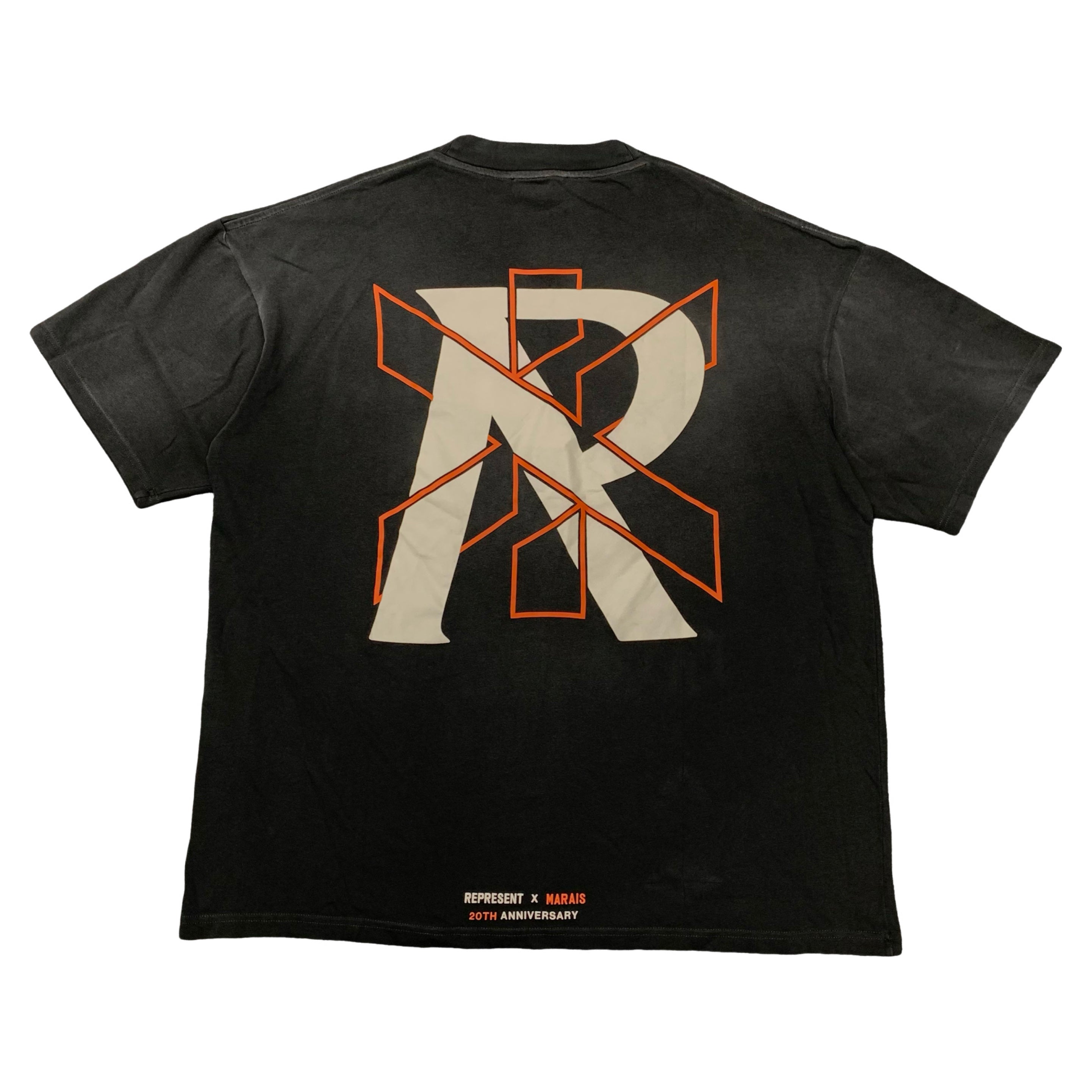 Represent Large Tee Marias 20th Anniversary Stained Black T-Shirt
