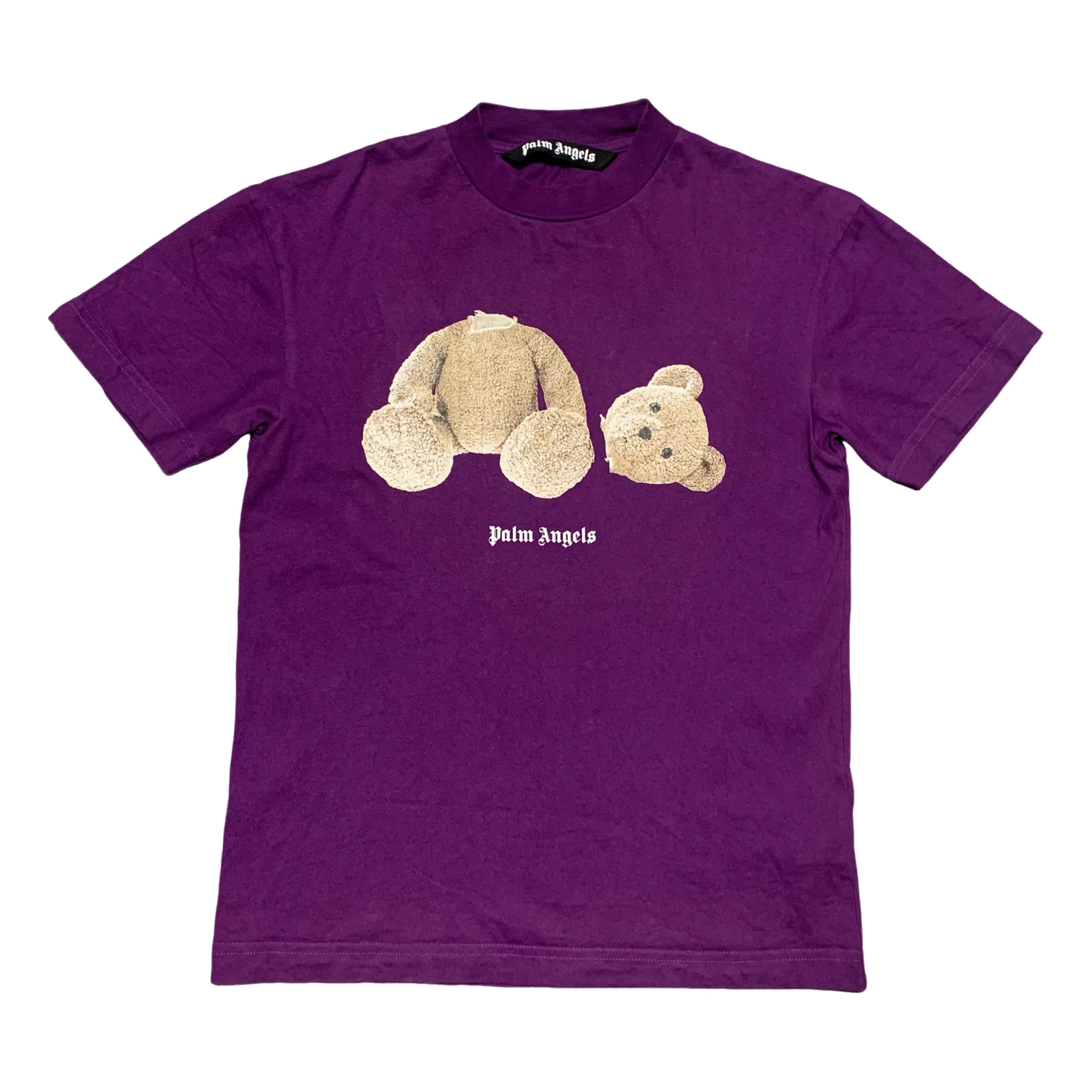 Palm Angels XS Kill The Bear Purple Tee