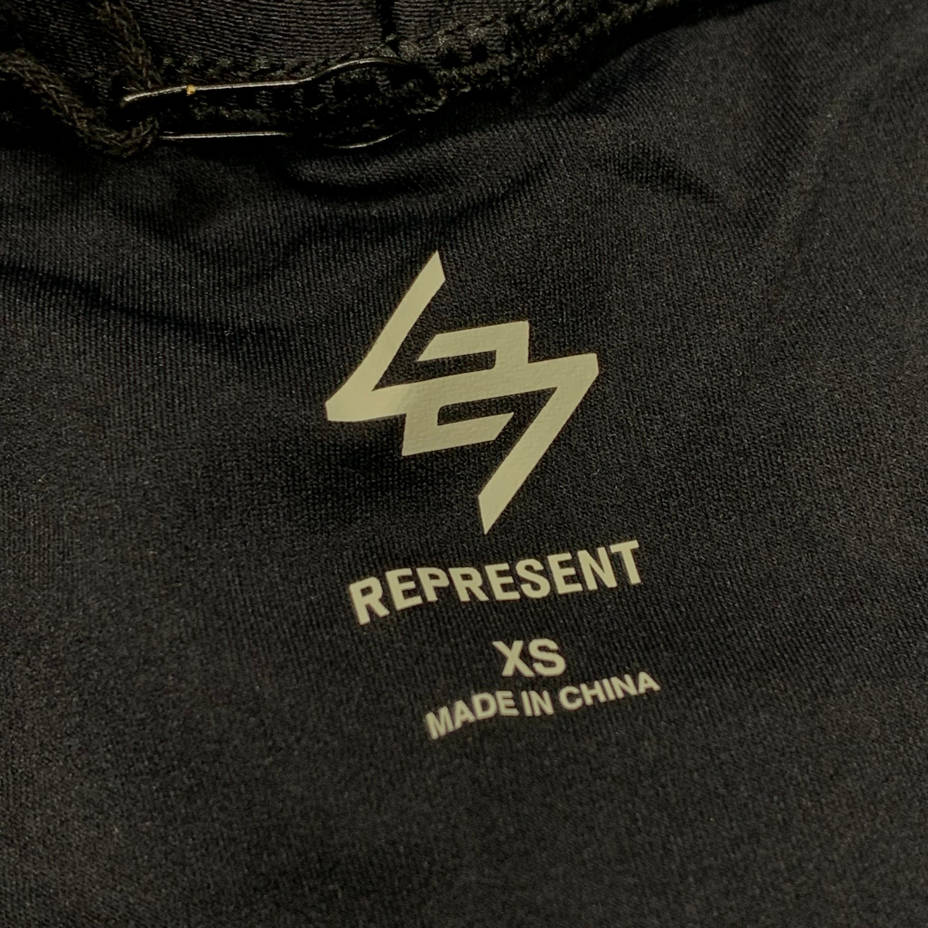 Represent XS Shorts 247 Marathon Black Shorts Bottoms