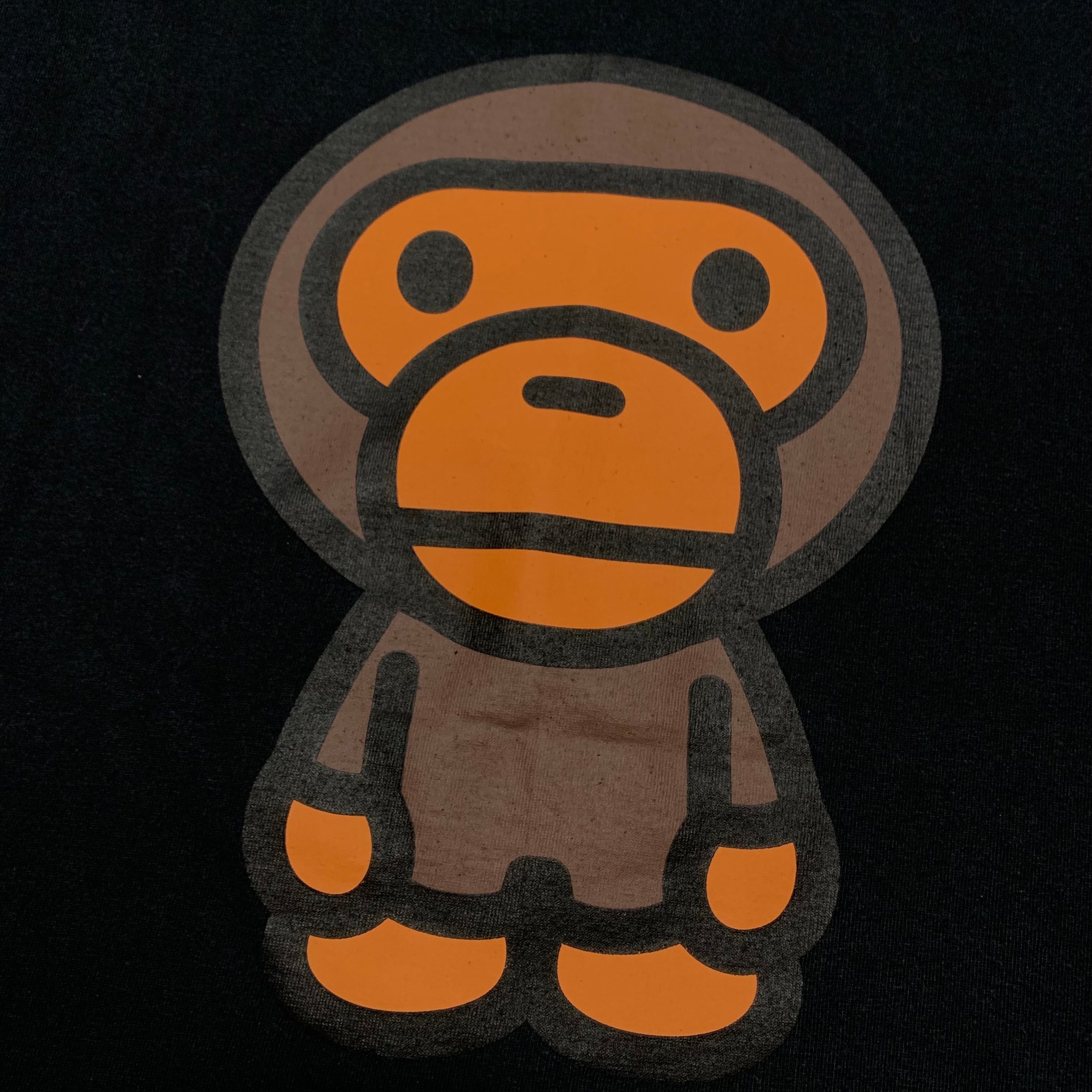 Bape Large Baby Milo Black Tee A Bathing Ape