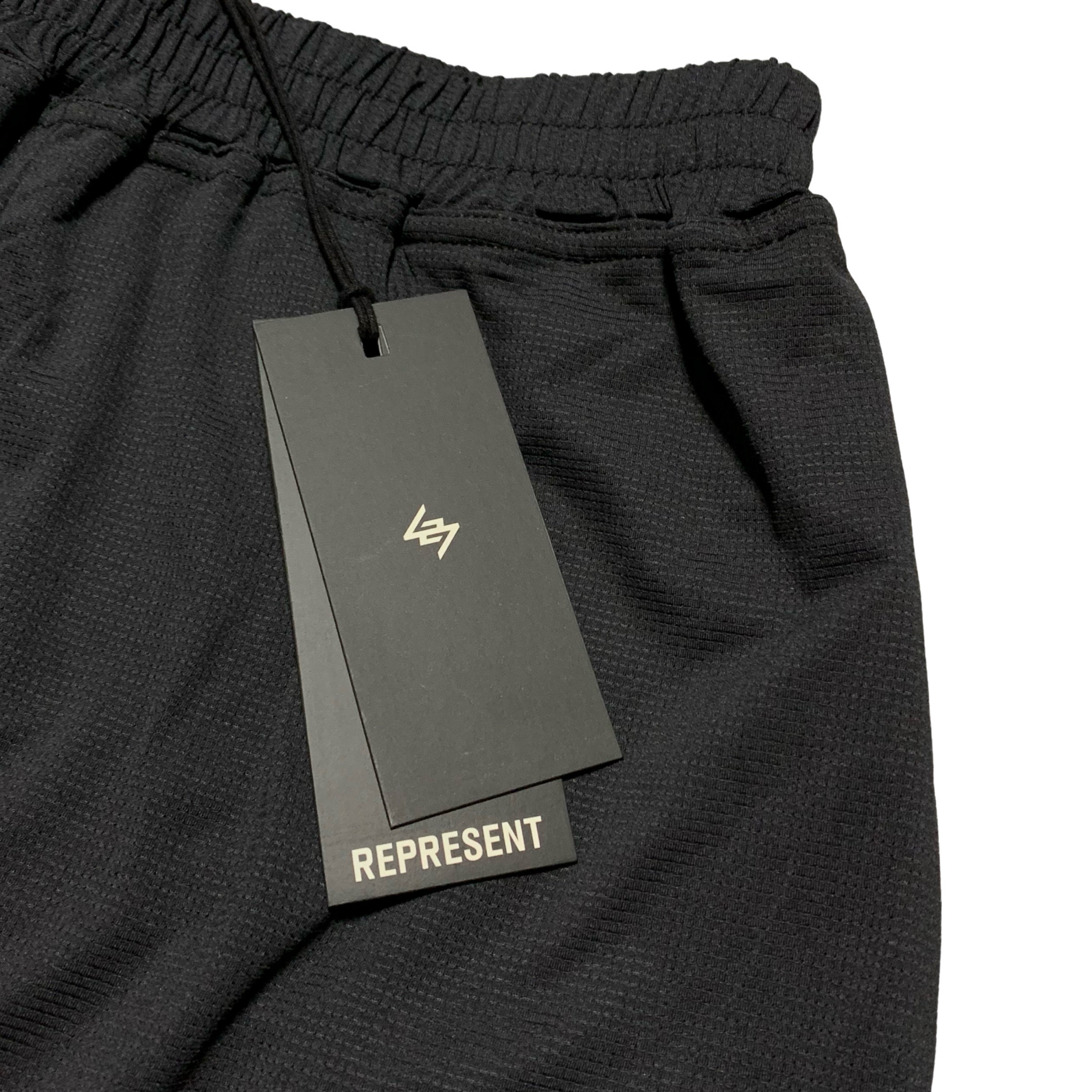 Represent Medium Shorts 247 DNA Mesh Black Shorts