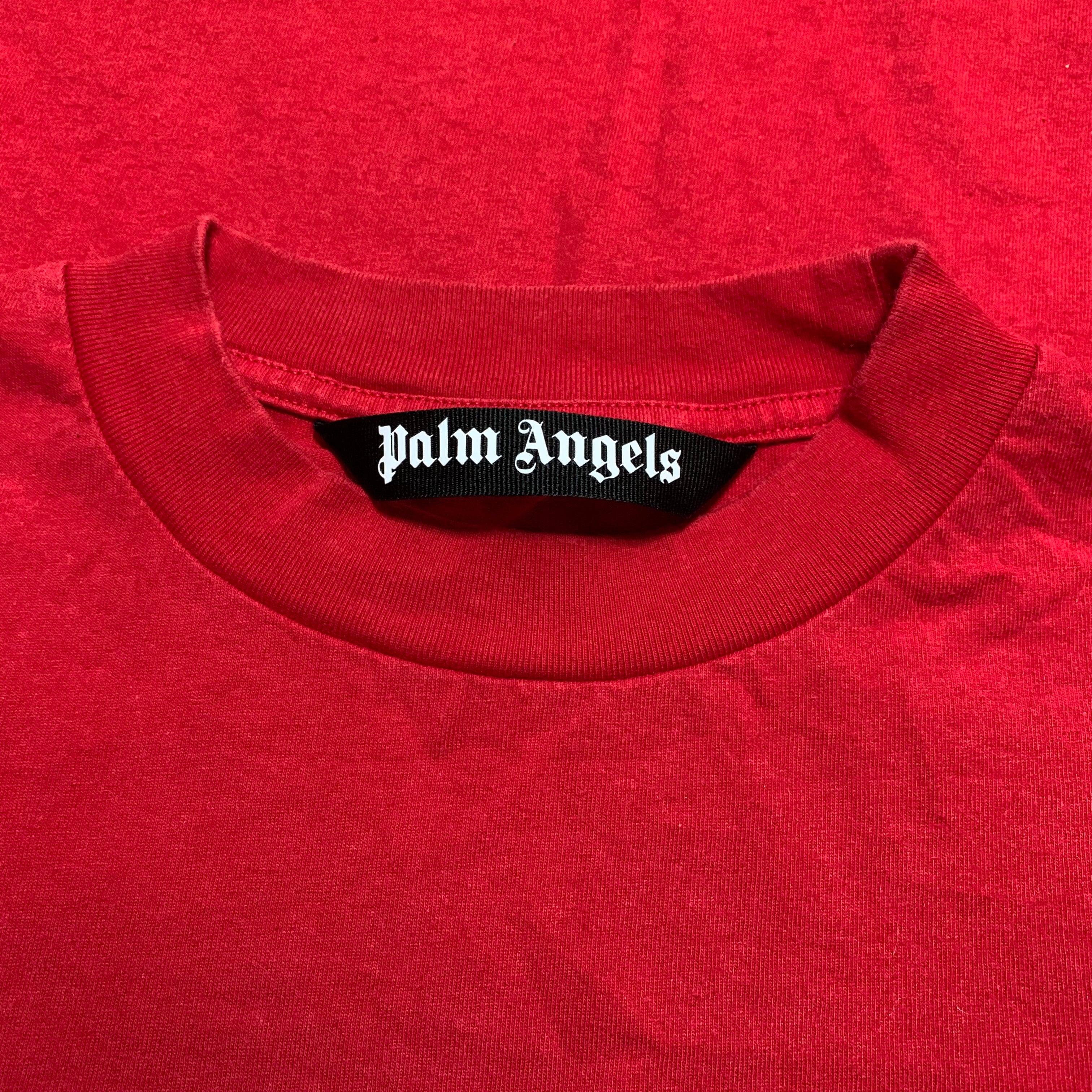 Palm Angels Medium Kill The Bear Red Tee